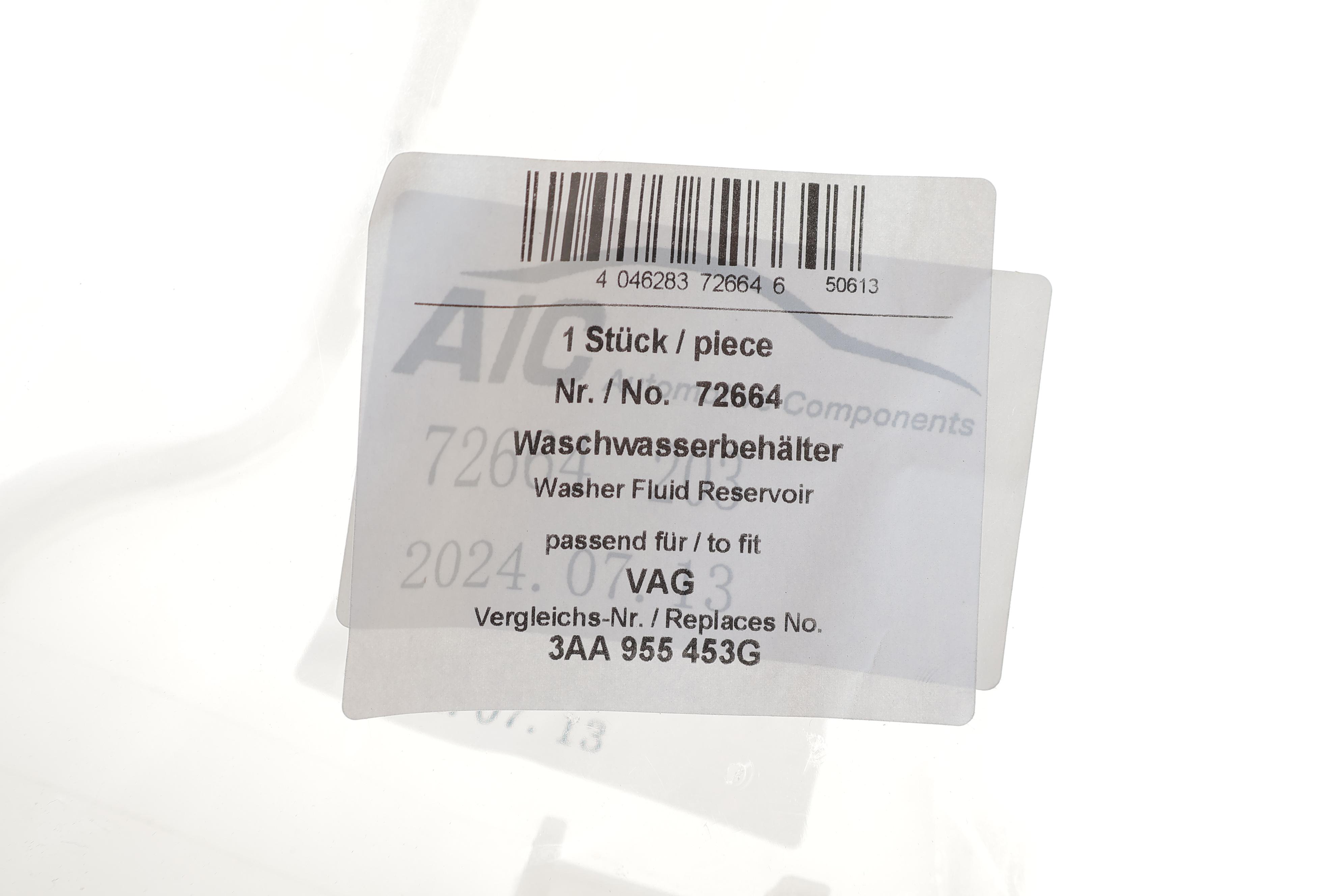 Бачок омивача VW Passat 10-14