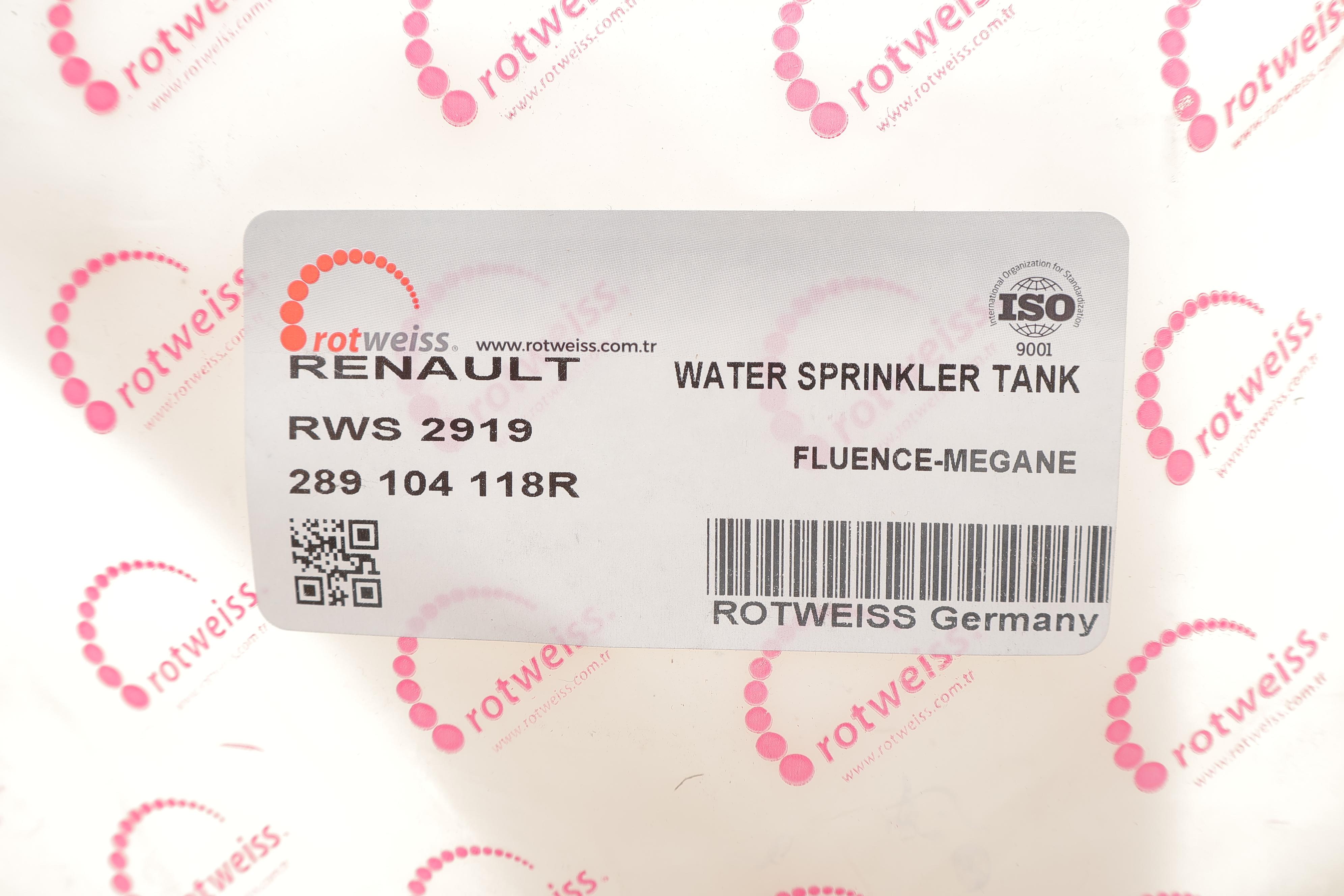 Бачок омивача Renault Megane/Scenic 09- 