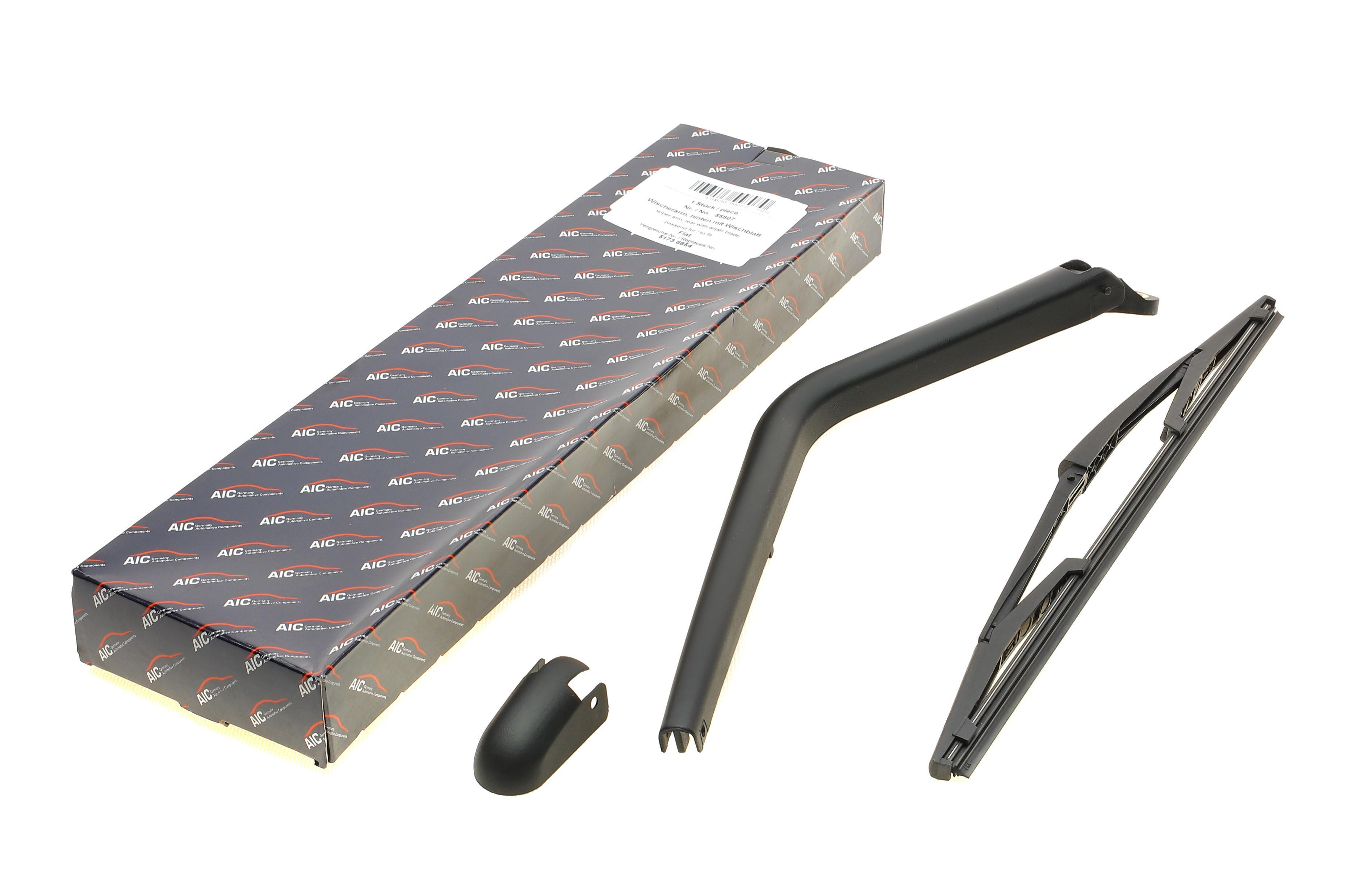 Важіль склоочисника (задній) Fiat Doblo 01- (+щітка) (L= 569mm)