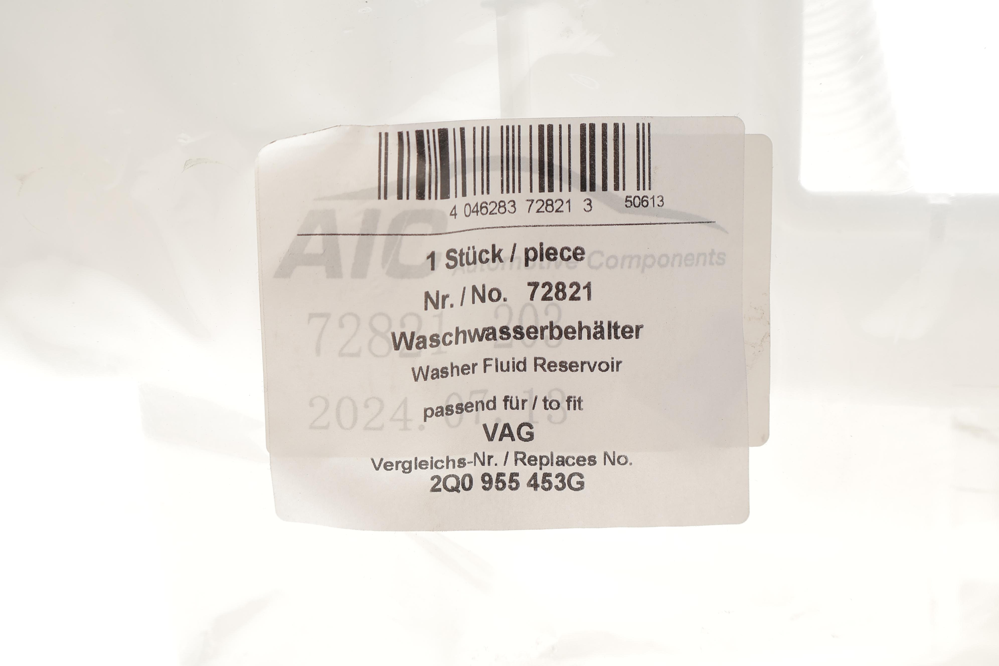 Бачок омивача Audi A1/Skoda Kamiq/Scala/VW Polo 18-