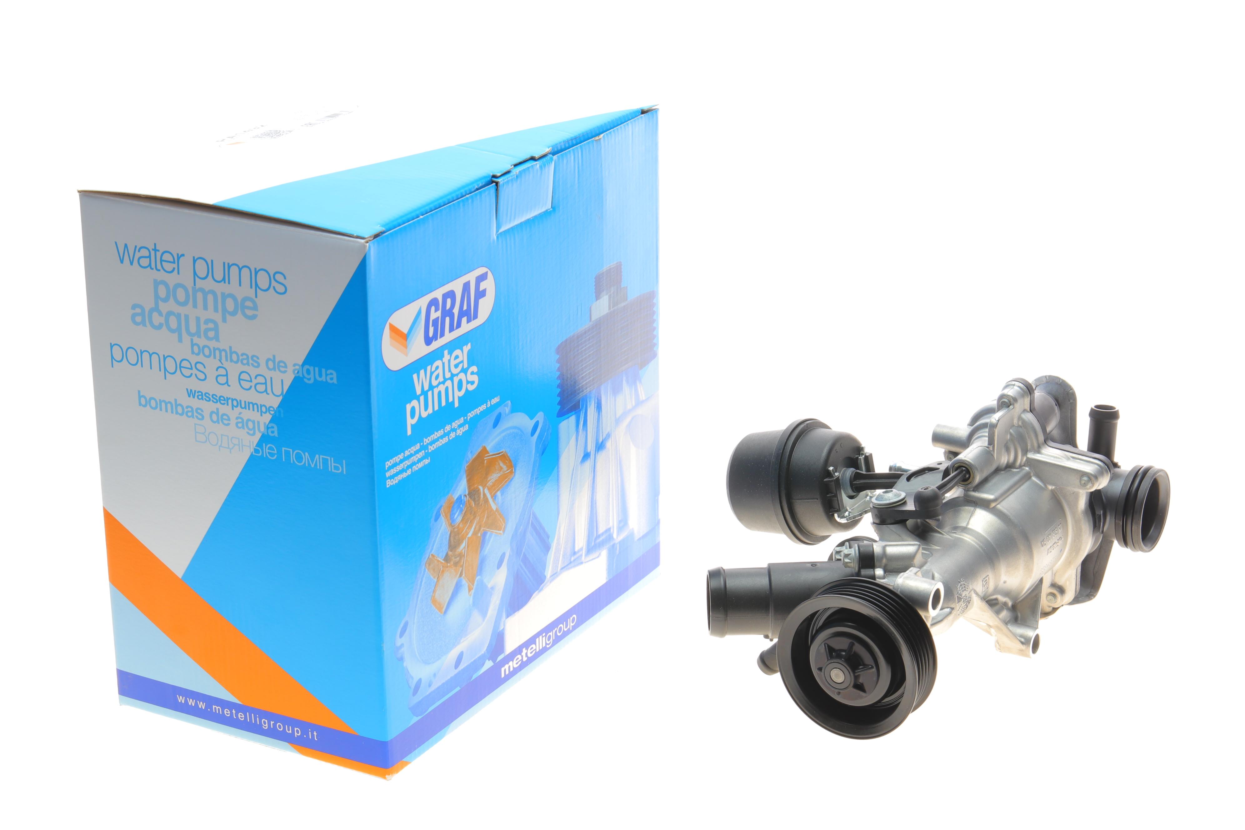 Помпа води MB A-class (W176)/B-class (W246)/GLA 1.6/2.0 M270 11-19/Infiniti Q30 15- (switchable)