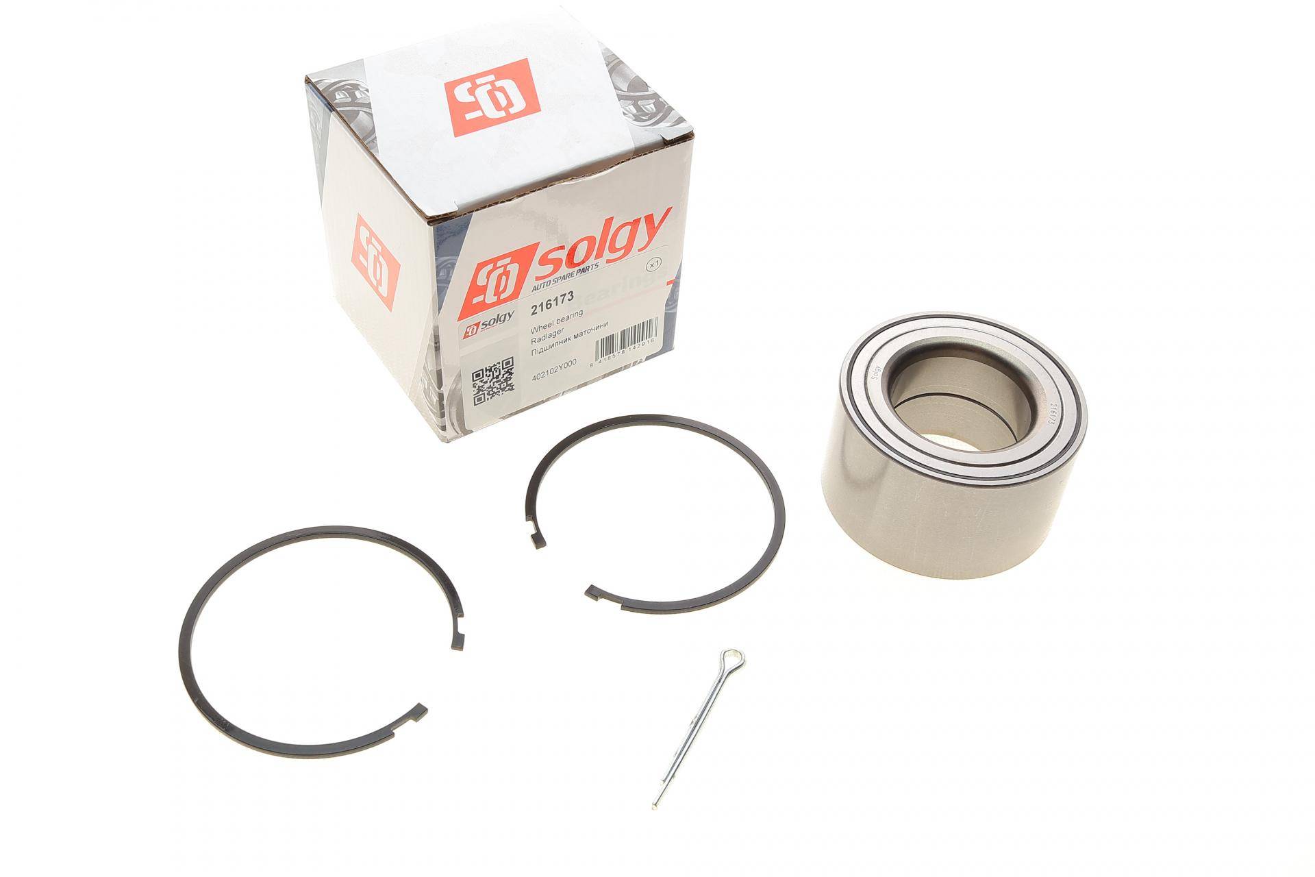 Підшипник маточини (передньої) Nissan Almera Tino 00-06/Primera 02-/X-Trail 01-13 (43x76x43) (к-кт)