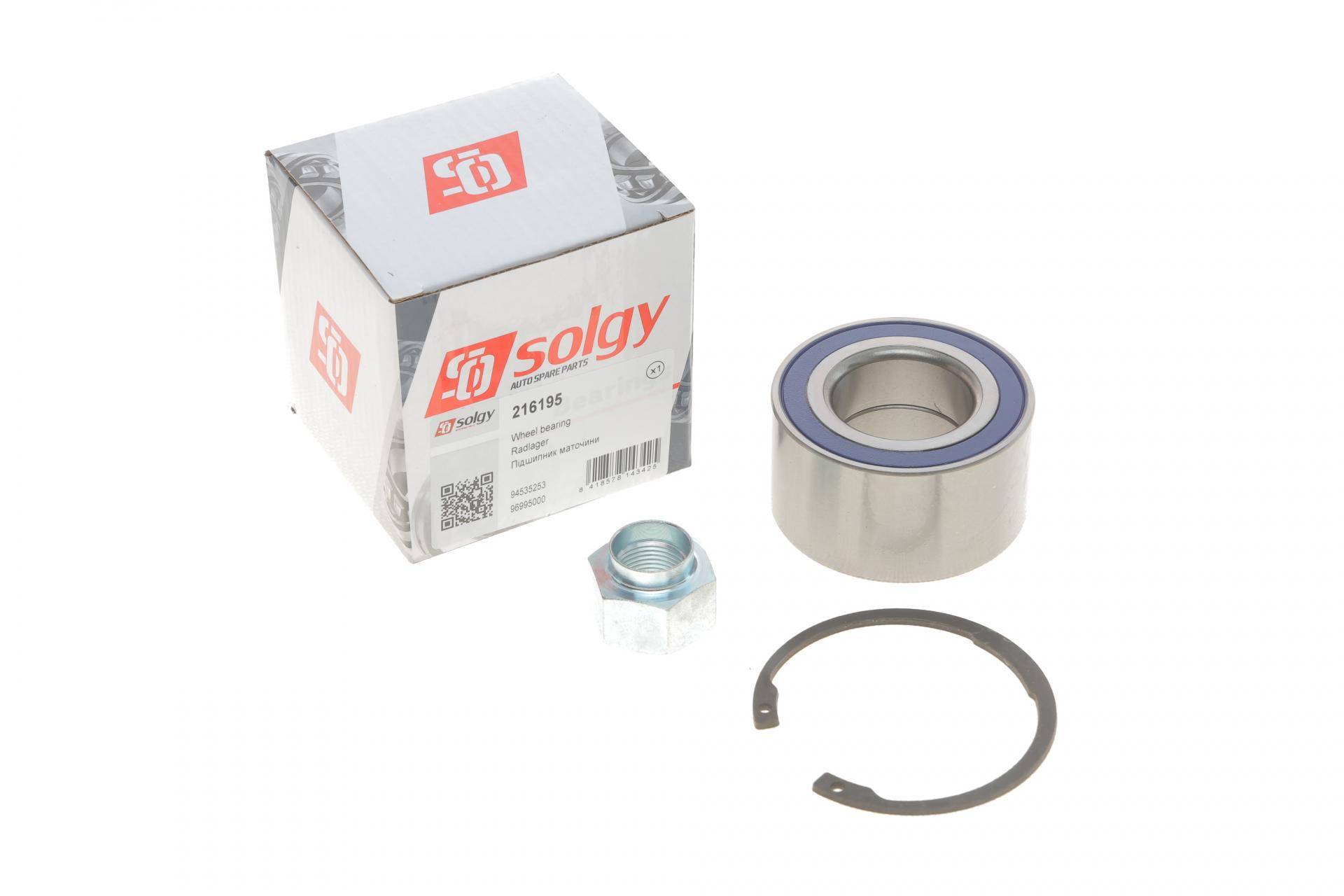 Підшипник маточини (передньої) Daewoo Nubira 03-/Chevrolet Lacetti 04- (39x74x39) (к-кт)