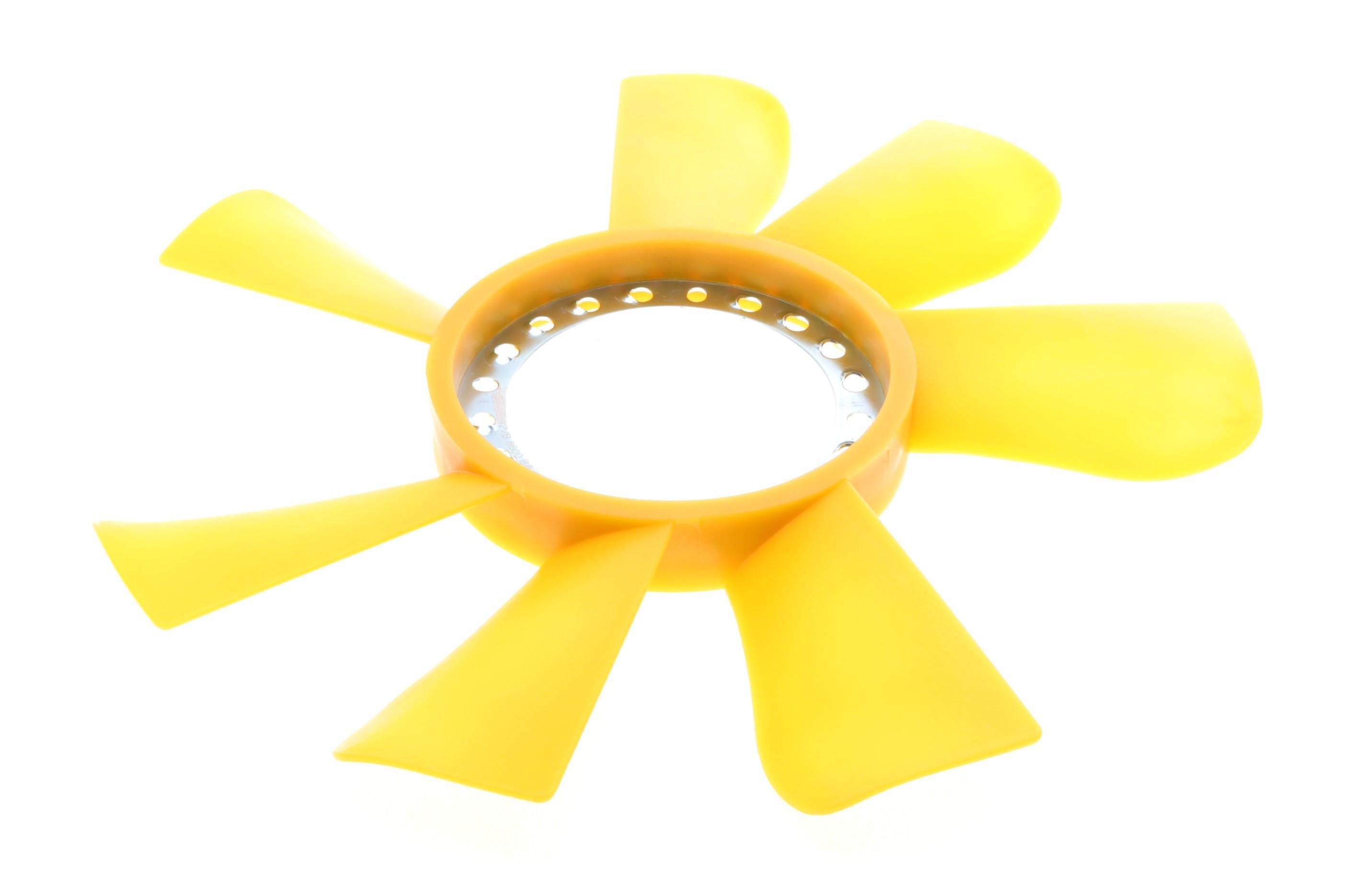 Крильчатка вентилятора Ford Transit 2.5D/TD 92- (жовта)