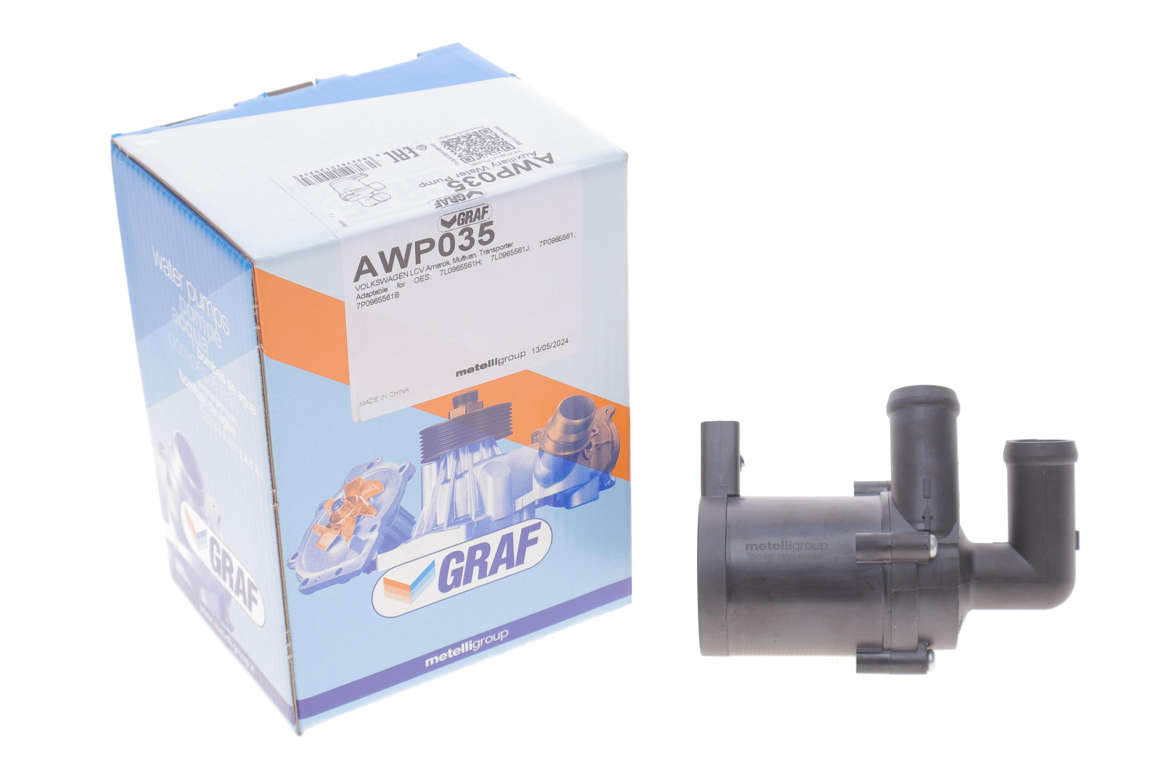 Насос системи охолодження (додатковий) VW T6 2.0TDI 15-/VW Amarok 3.0TDI 16-