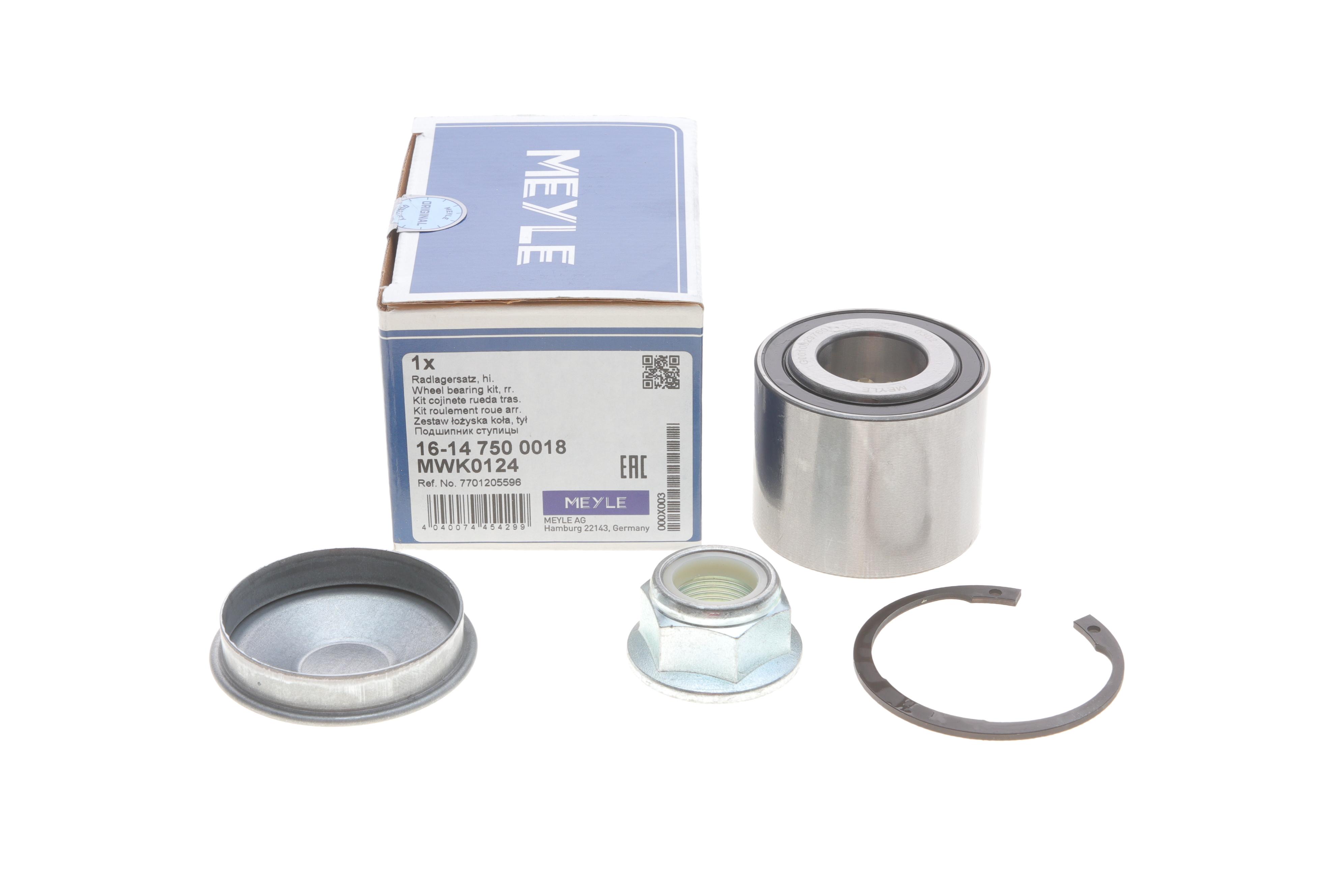 Підшипник маточини (задньої) Renault Kangoo 97- (25x55x43)