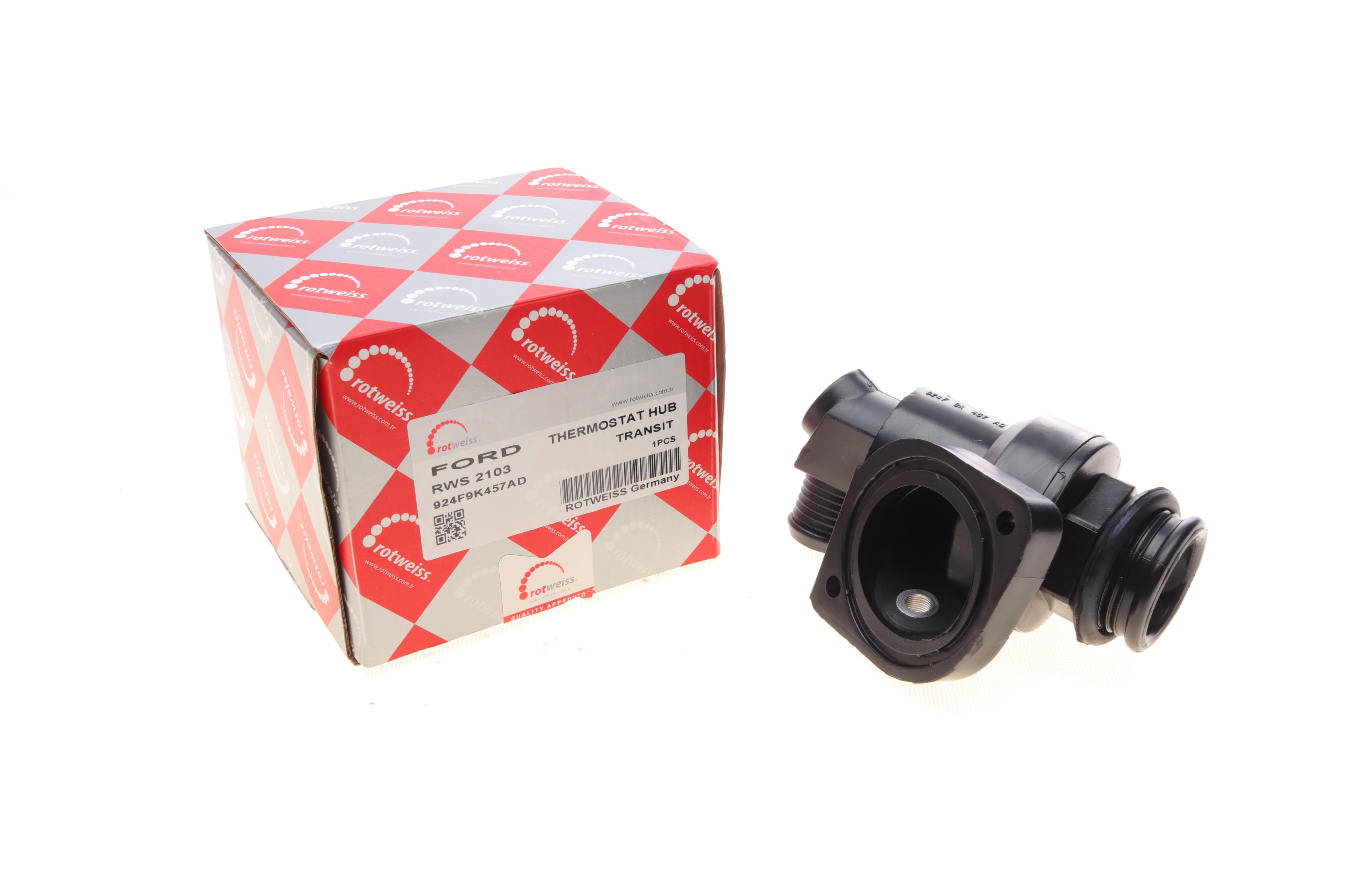 Корпус термостата Ford Transit 2.5 D (пластик)