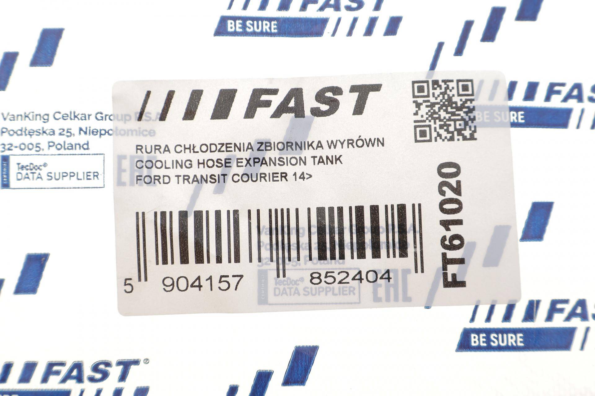 Патрубок системи охолодження Ford Transit Courier 1.0 EcoBoost 14- (вентиляція бачка розширювального)