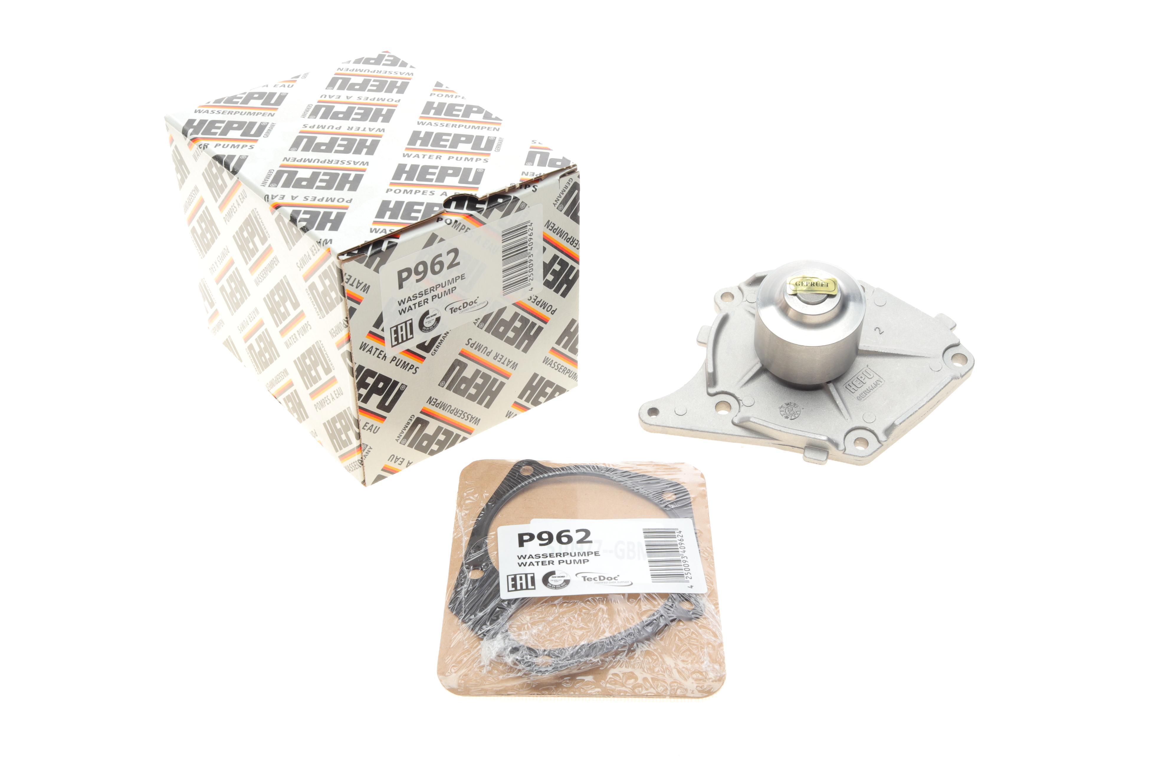 Помпа води Renault Kangoo 1.5dCi 08- (d=74mm) (металева крильчатка)