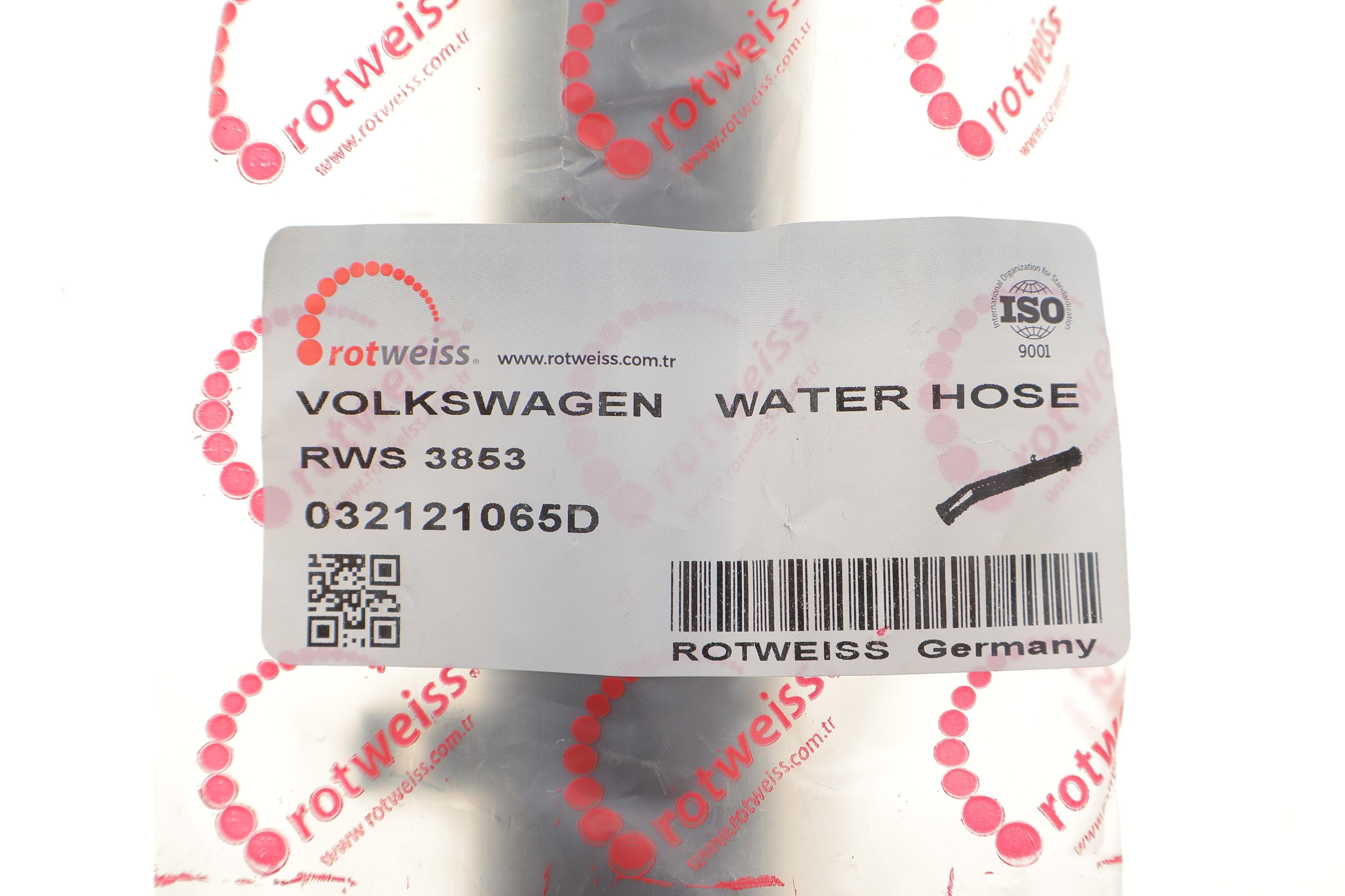 Патрубок системи охолодження VW Caddy II 1.4-1.6 95-04