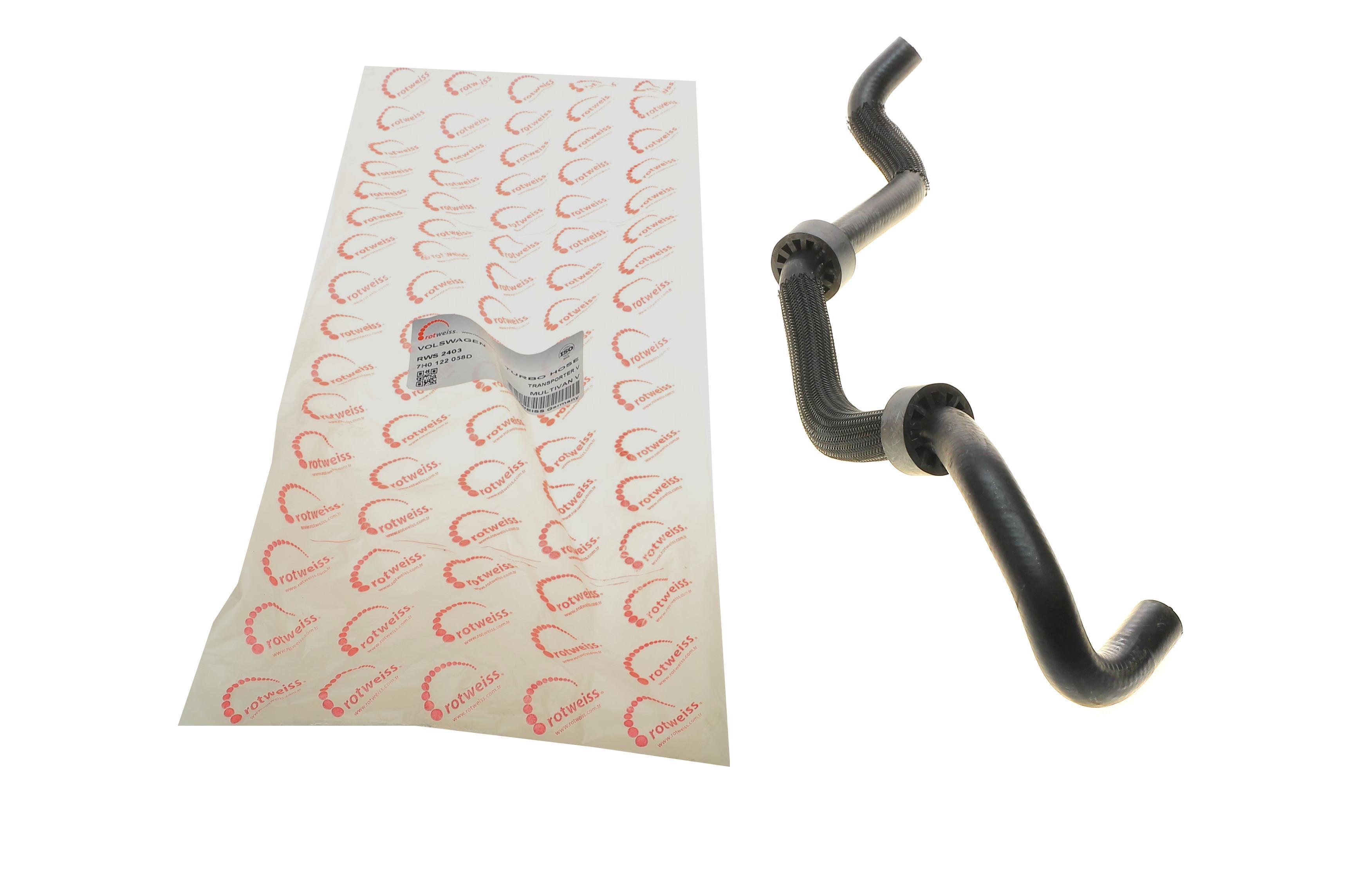 Патрубок системи охолодження VW T5 2.5 TDI 03-09 (теплообмінника)