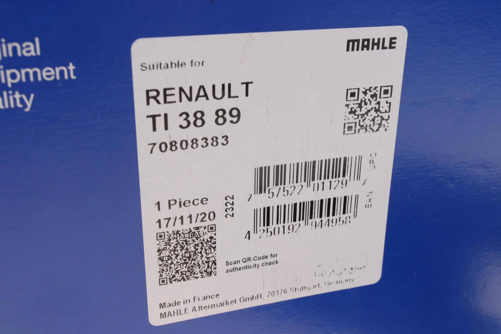 Термостат Renault Megane II 1.9 dCi 03-09