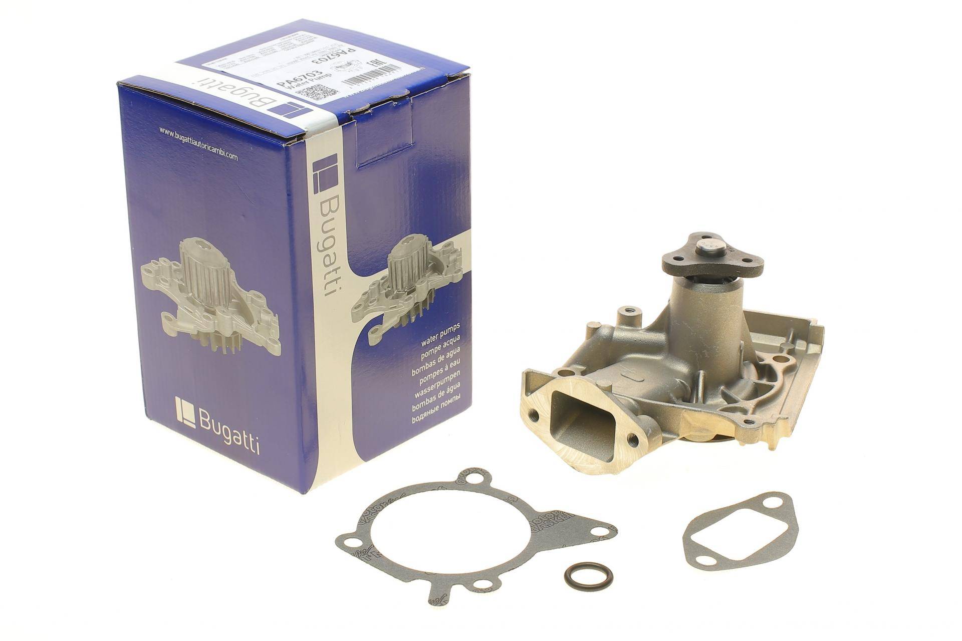 Помпа води Mazda 121/323 1.1/1.3/1.6/1.8 87-01/RX-7 1.3 92-02/Kia Sephia 1.5-1.6 95-97 (B/B) (6 лоп)