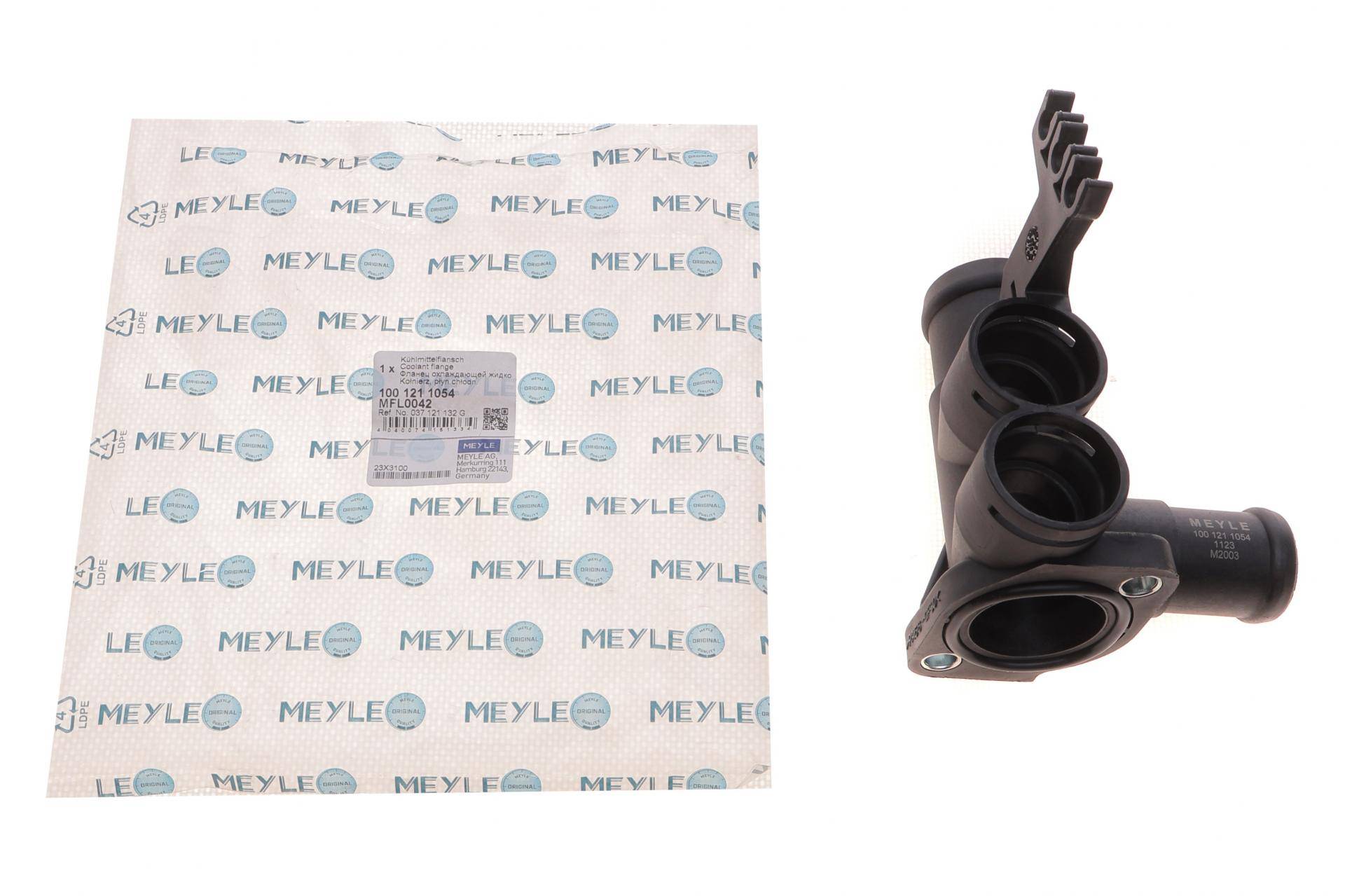 Фланець системи охолодження Audi 80/100/A6 1.6/2.0i 90-98