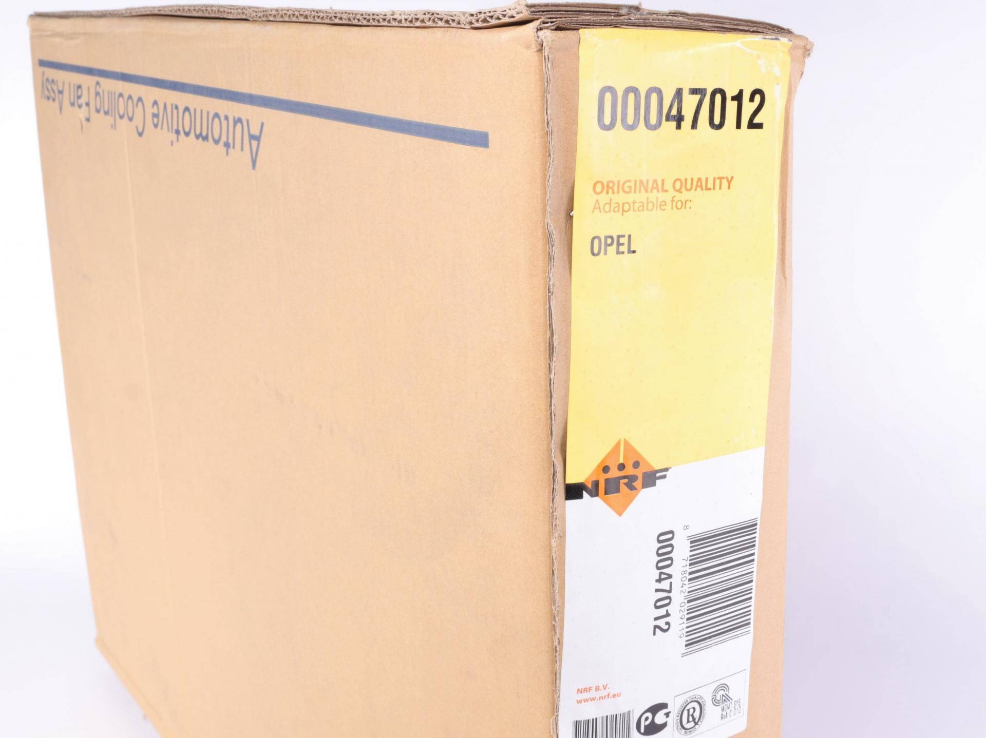 Вентилятор радіатора Opel Combo 01- (з дифузором)