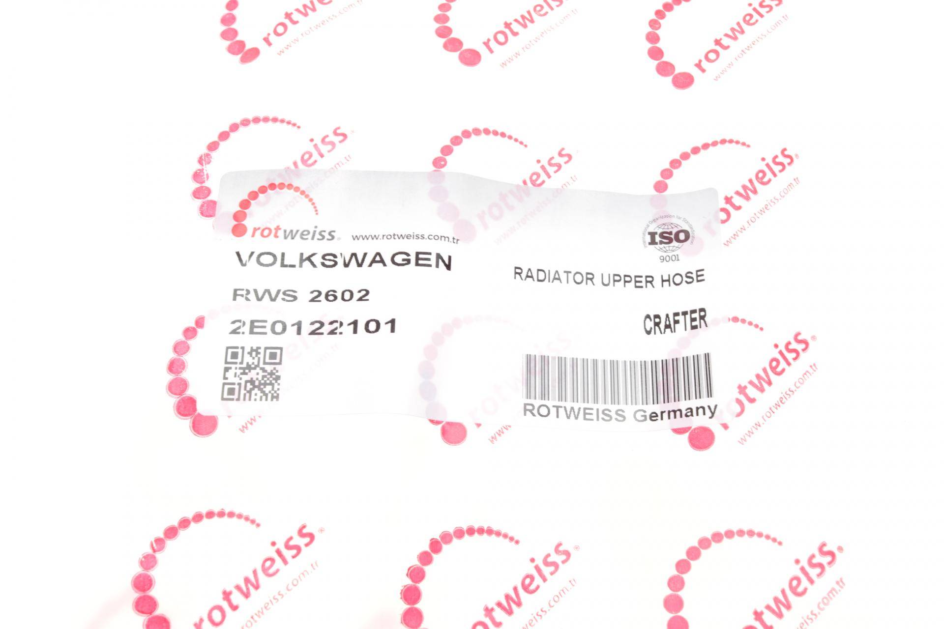 Патрубок радіатора (верхній) MB Sprinter OM642-646/VW Crafter 2.5 TDI 06-13