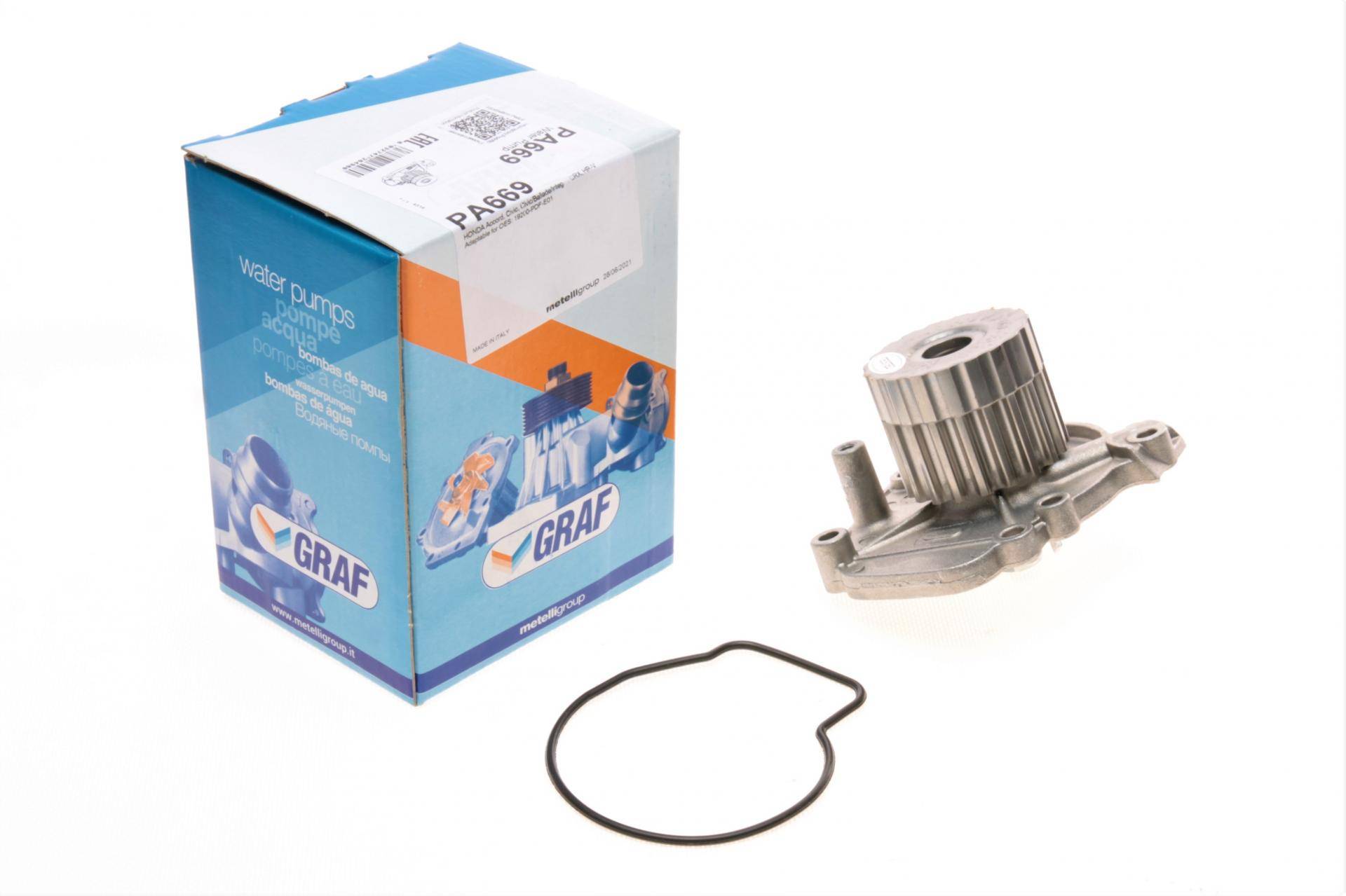 Помпа води Honda Accord VI 1.6/i/LS/Civic V/VI 1.4-1.6 16V 95-02/HR-V 1.6 16V 99- (19z)(B/B)(7лоп)