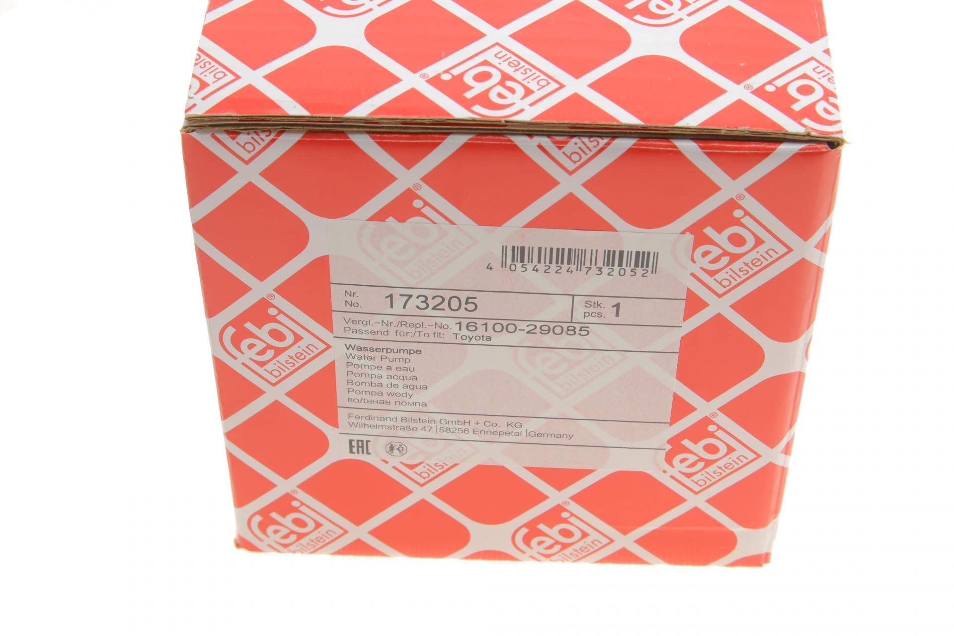 Помпа води Toyota Camry/Highlander/Lexus ES II/RX I/II 3.0/3.3 96-08