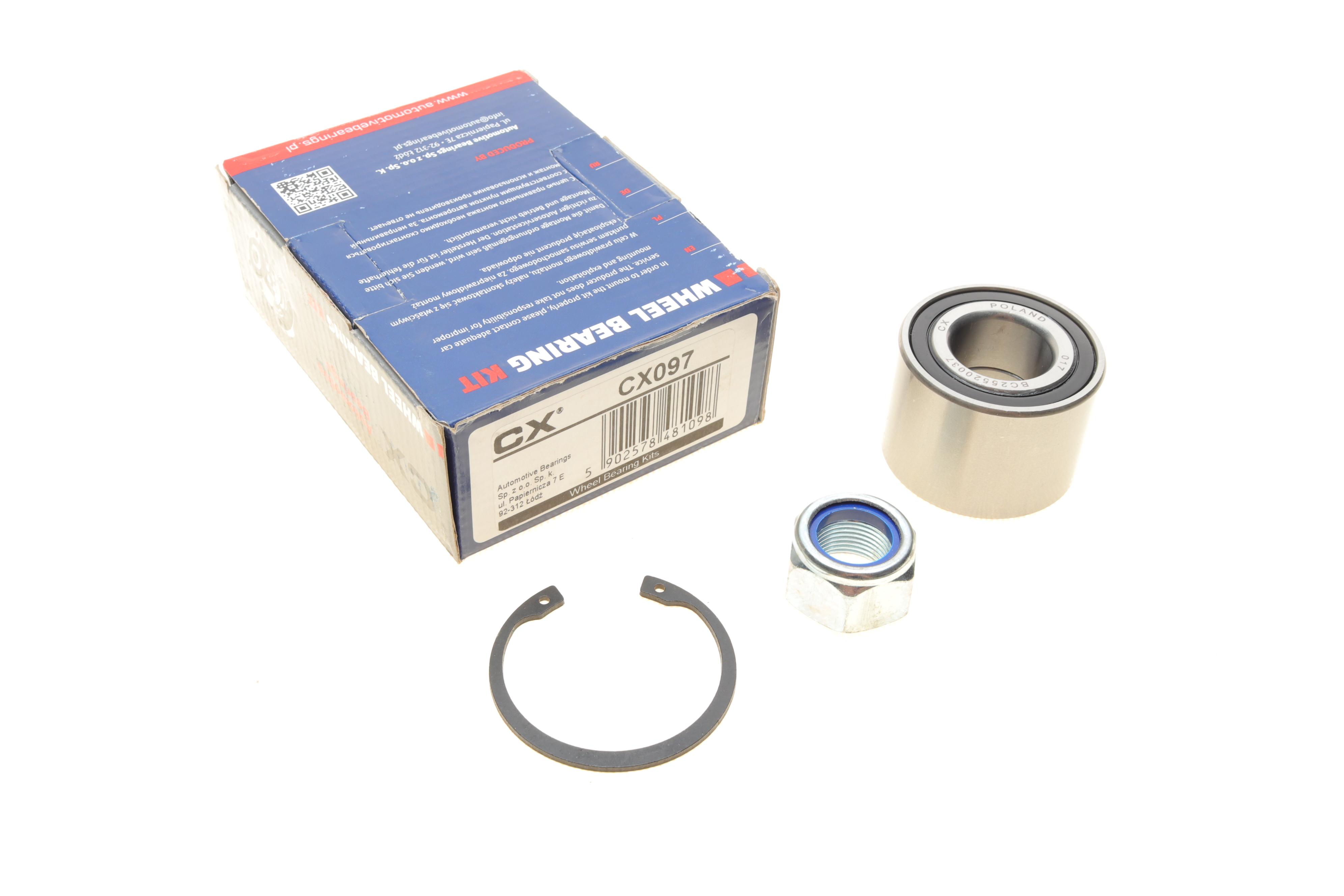 Підшипник маточини (задньої) Renault Megane/Clio 01- (25x52x37)