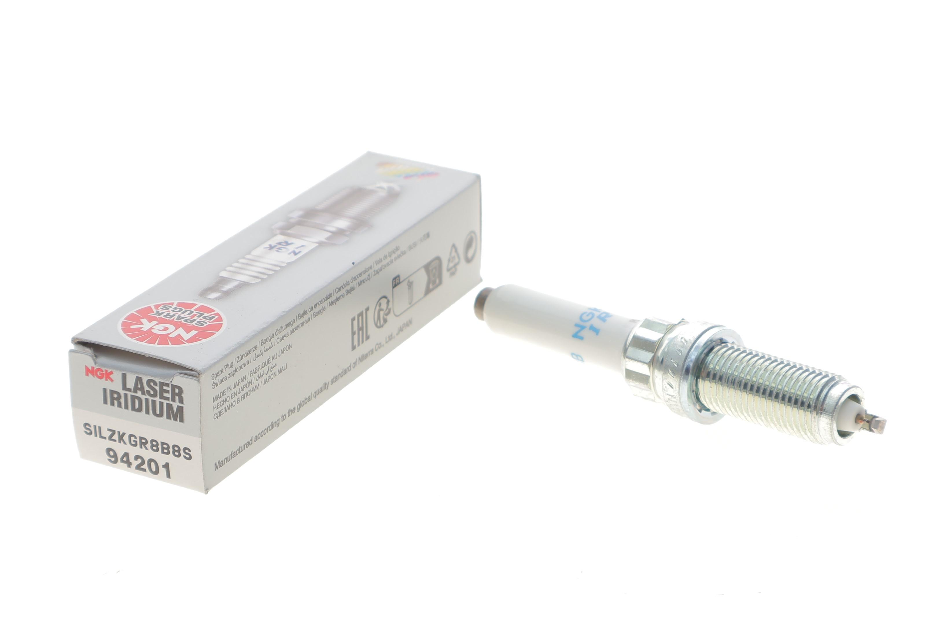 Свічка запалювання BMW 3 (F30)/5 (G30)/7 (G11/G12) 2.0i/3.0i 15- (B46/B48/B58) (SILZKGR8B8S)