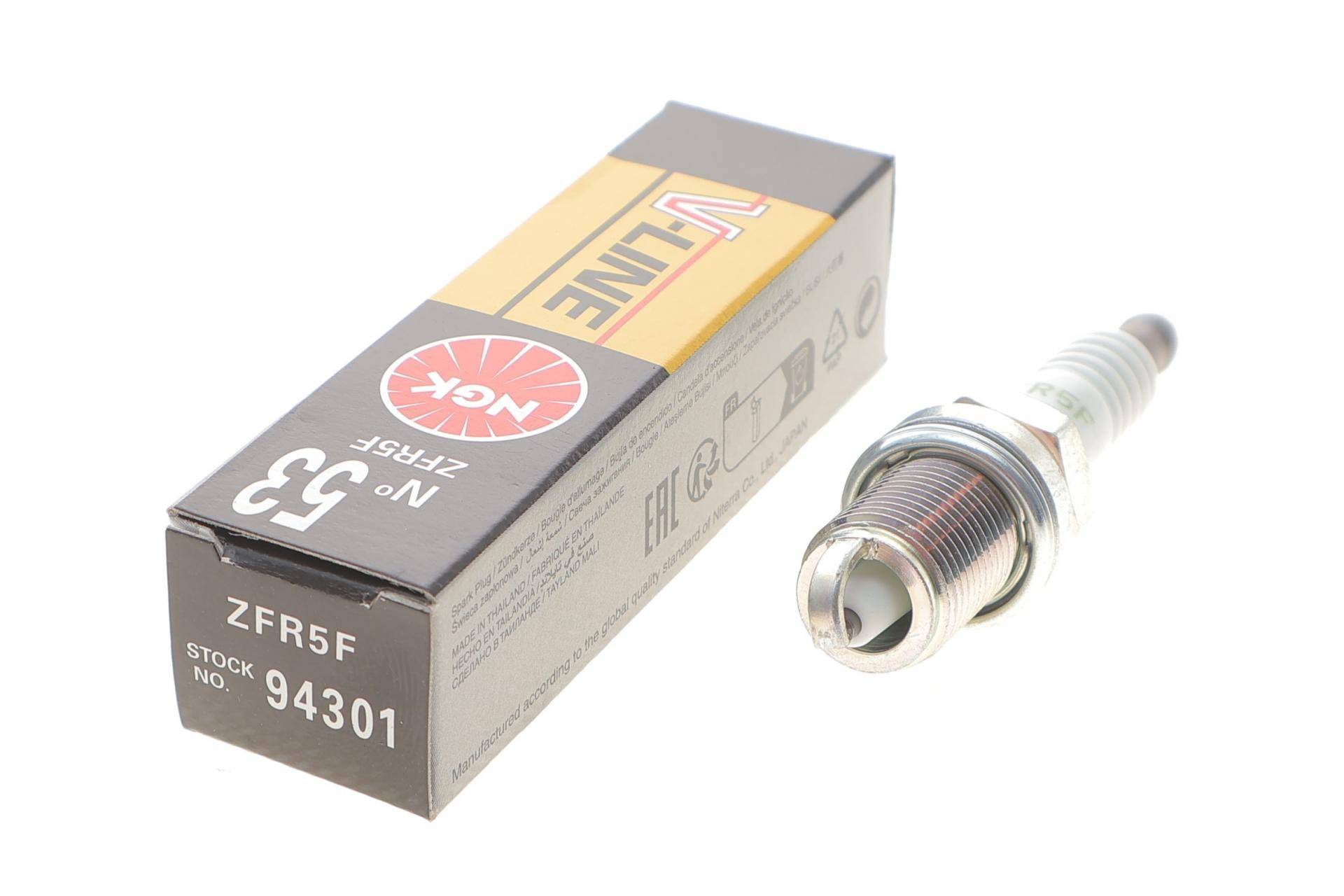 Свічка запалювання Chevrolet Aveo/Opel Astra 1.4-1.8 01- (V-Line 53) (ZFR5F)