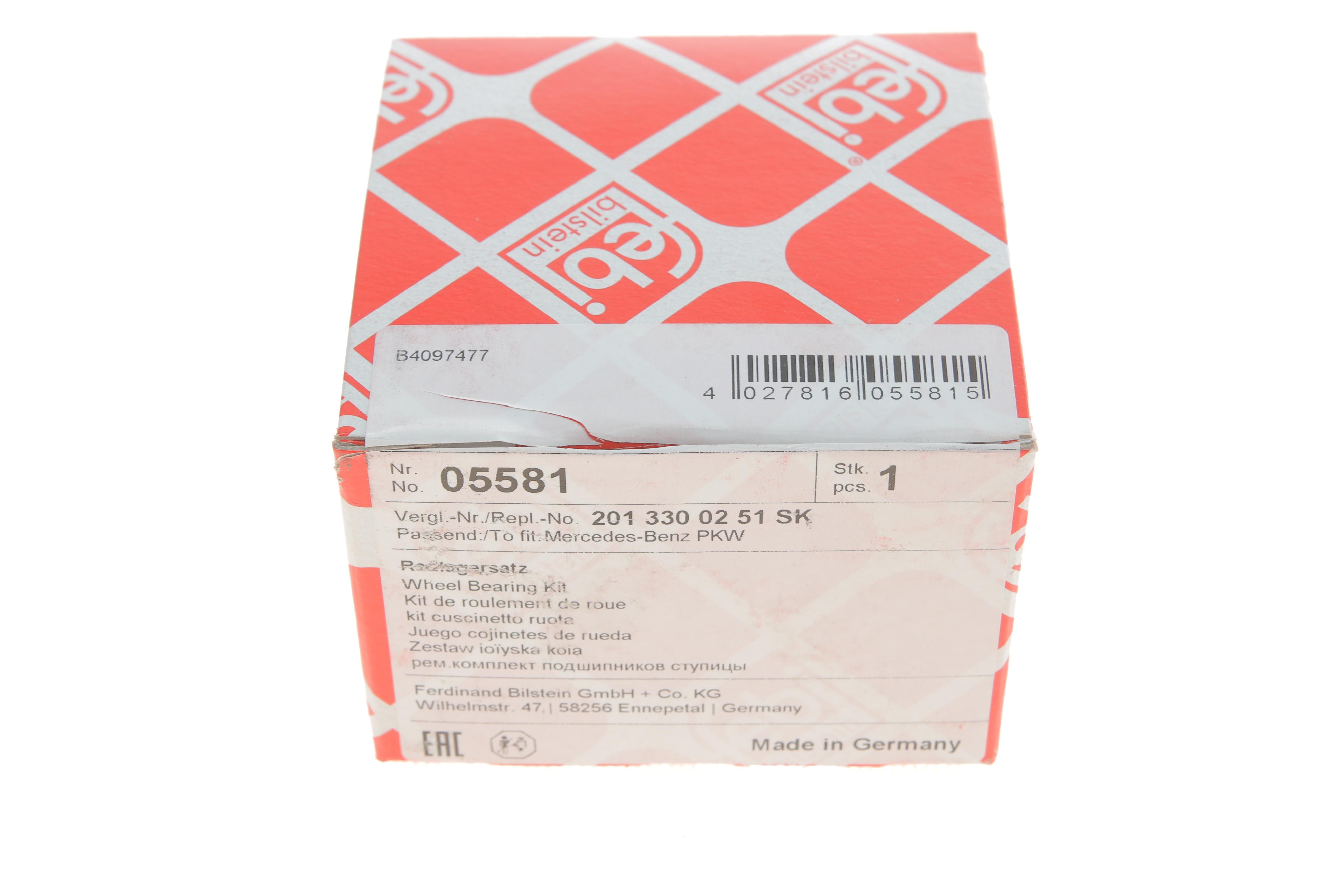 Підшипник маточини (передньої) MB (W124/W201) 84-93