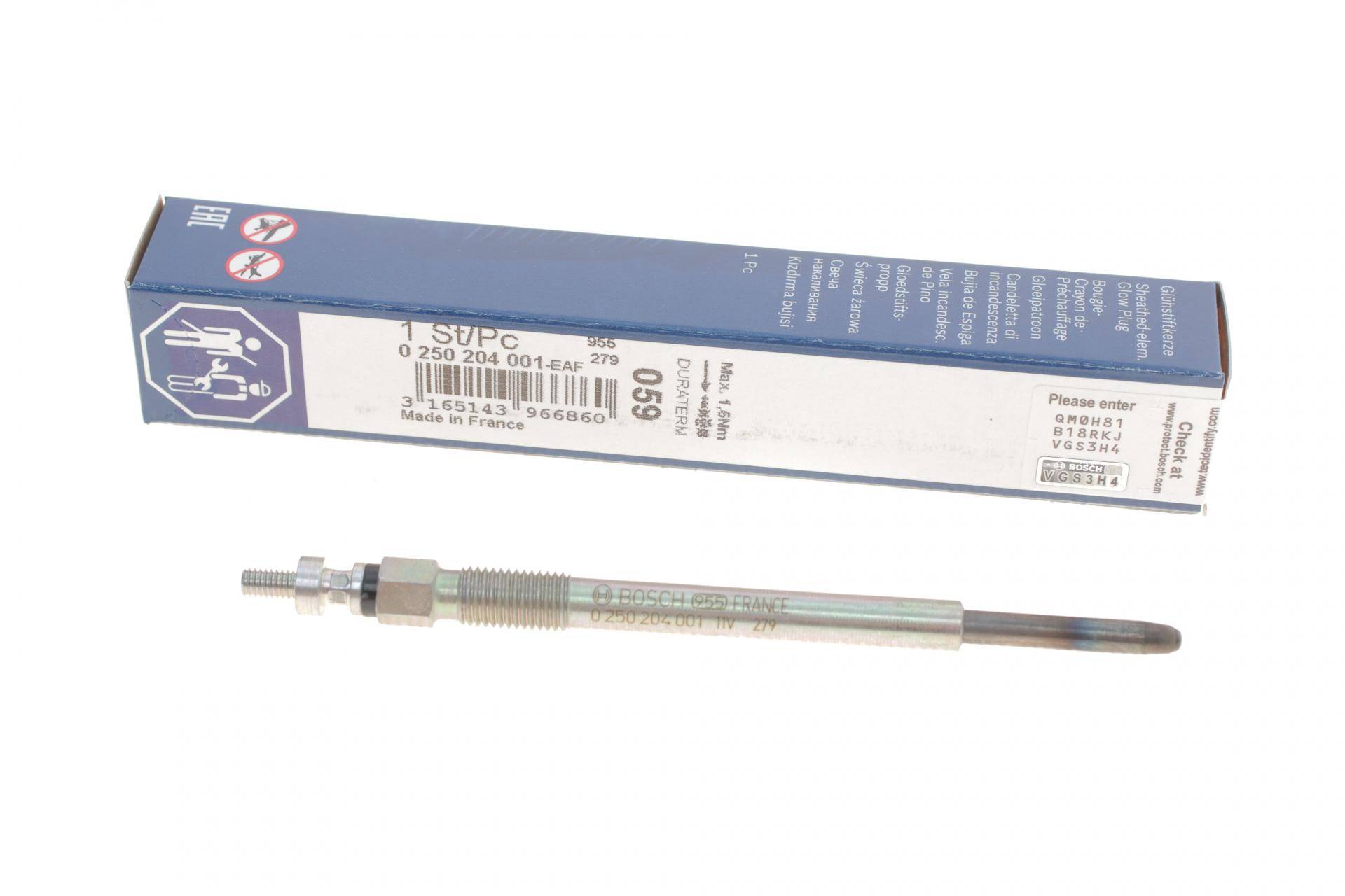 Свічка розжарювання Сітроен Берлінго, Пежо Партнер-Citroen Berlingo,Fiat Scudo,Peugeot Partner 1.6HDi 07-