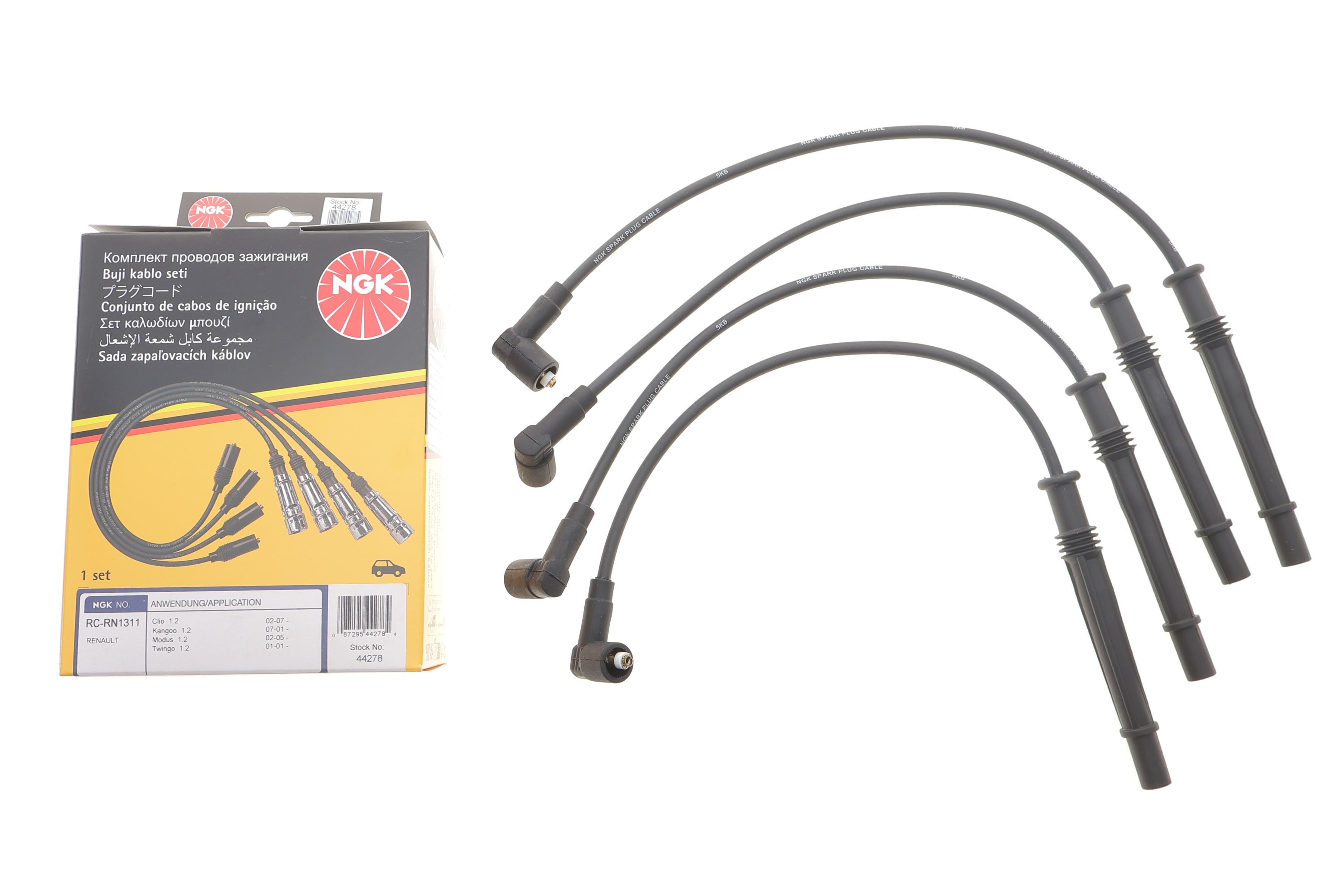 Проводи запалювання (к-кт) Renault Clio/Kangoo II/III 1.2 16V 01- (RC-RN1311)