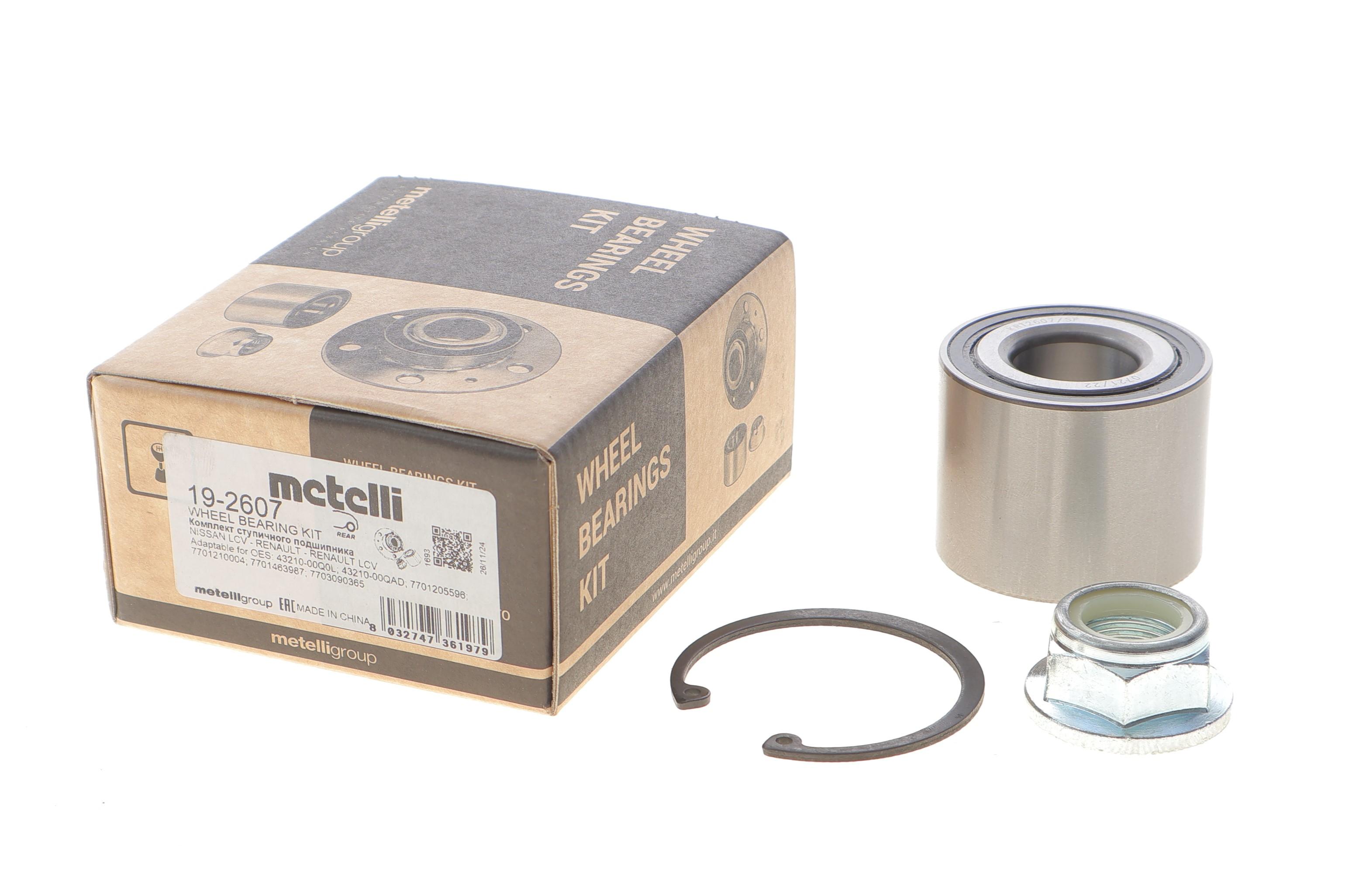 Підшипник маточини (задньої) Renault Kangoo 97- (25x55x43) (к-кт)