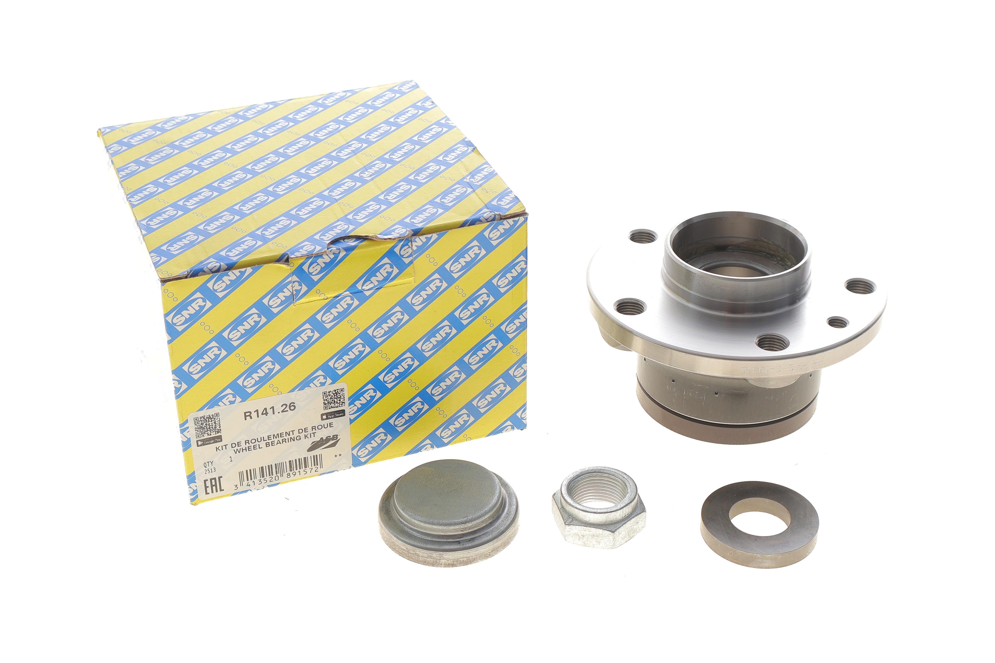 Підшипник маточини (задньої) Fiat Doblo 10- (+ABS)