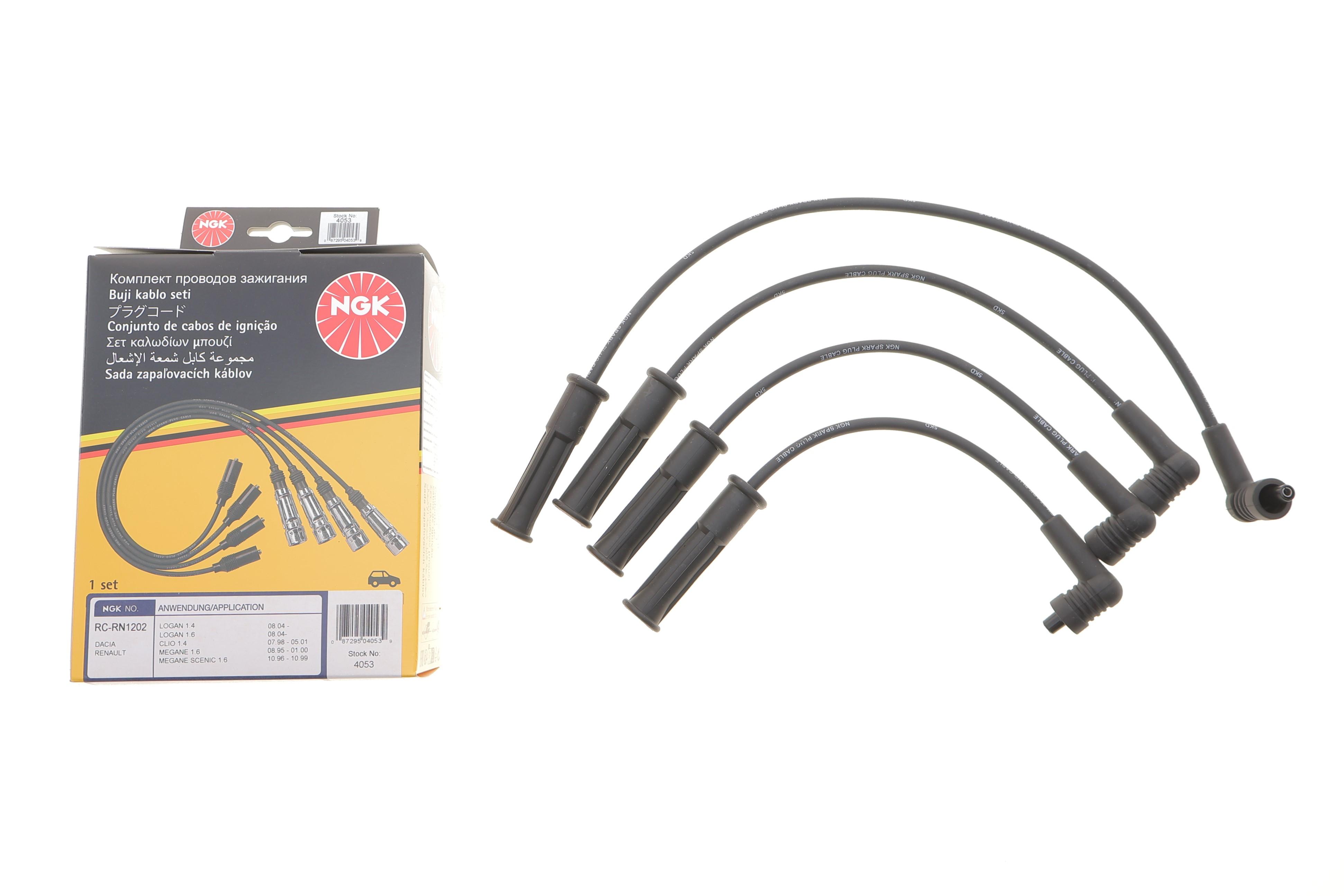 Проводи запалювання (к-кт) Renault Kangoo 1.4 97- (RC-RN1202)