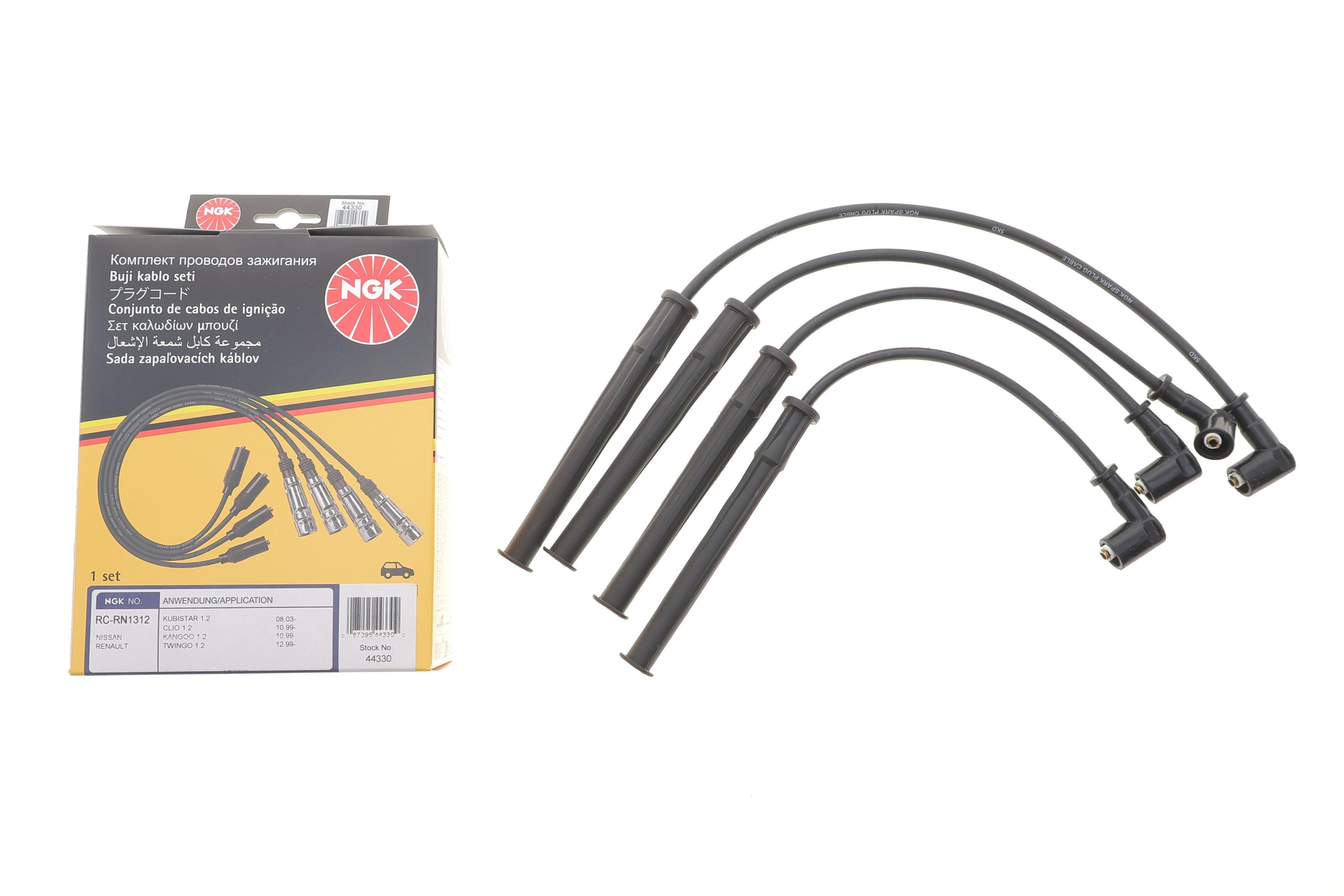 Проводи запалювання (к-кт) Renault Clio/Kangoo 1.2 96- (RC-RN1312)