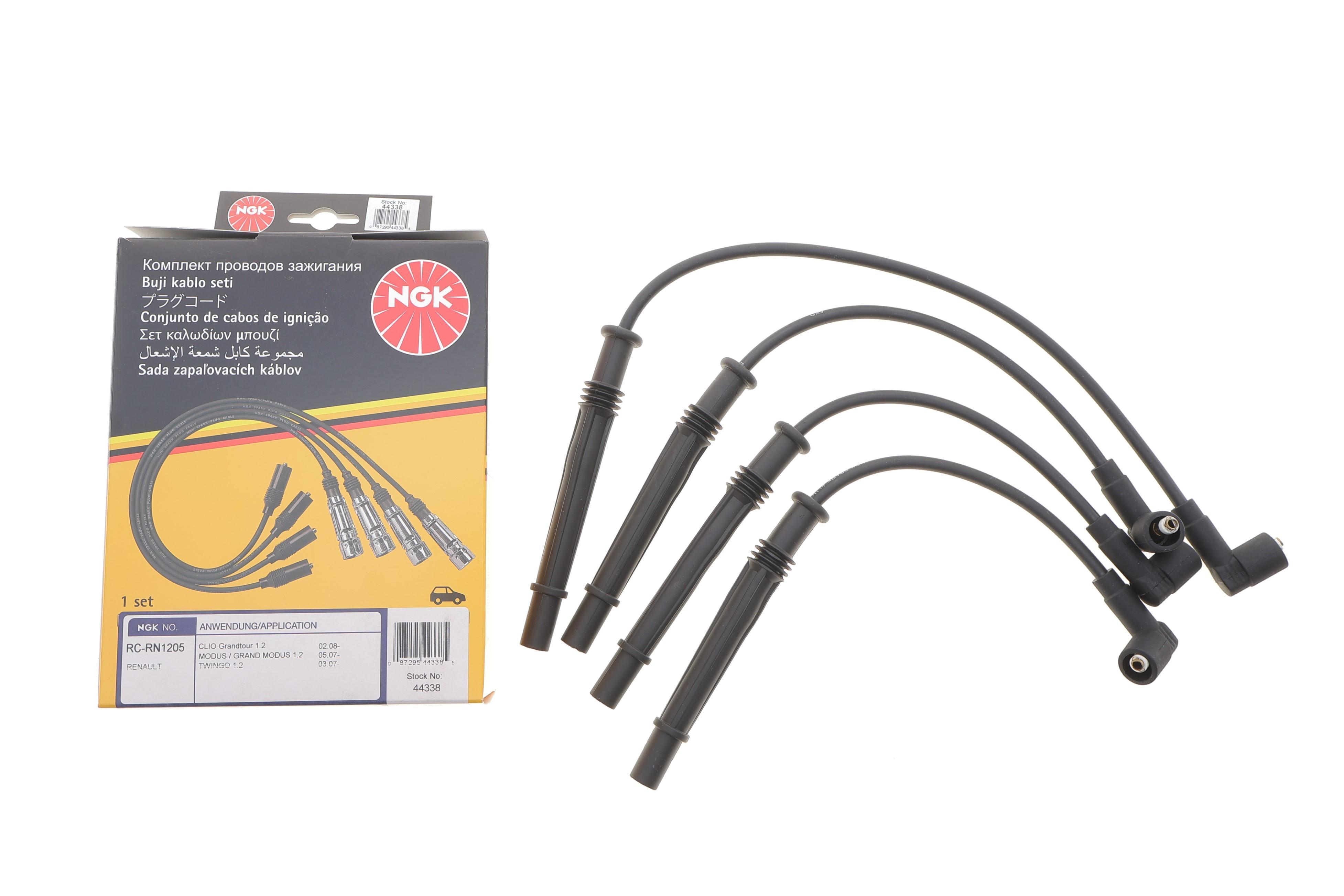 Проводи запалювання (к-кт) Renault Clio/Kangoo II/III 1.2 16V 01- (RC-RN1205)