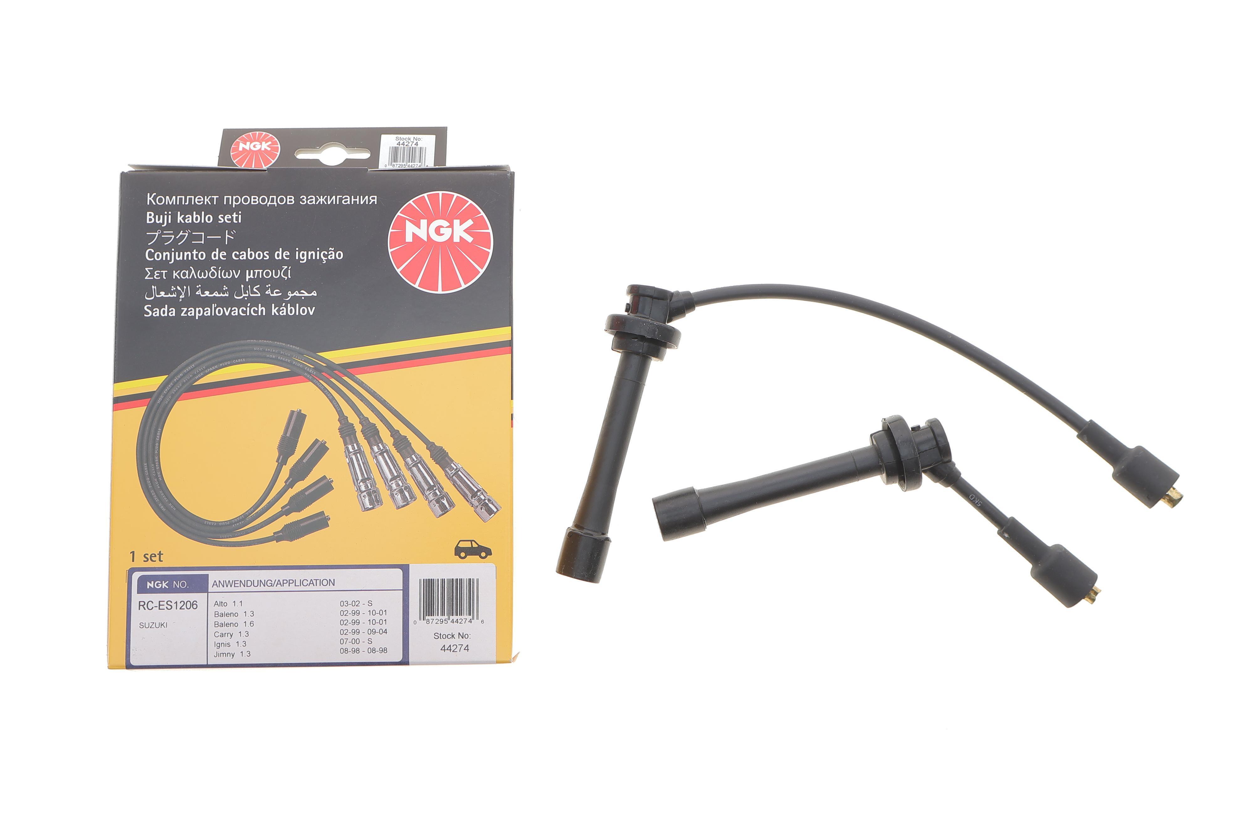 Проводи запалювання (к-кт) Suzuki Ignis/Jimny/Swift 1.3 98- (високовольтні) (RC-ES1206)