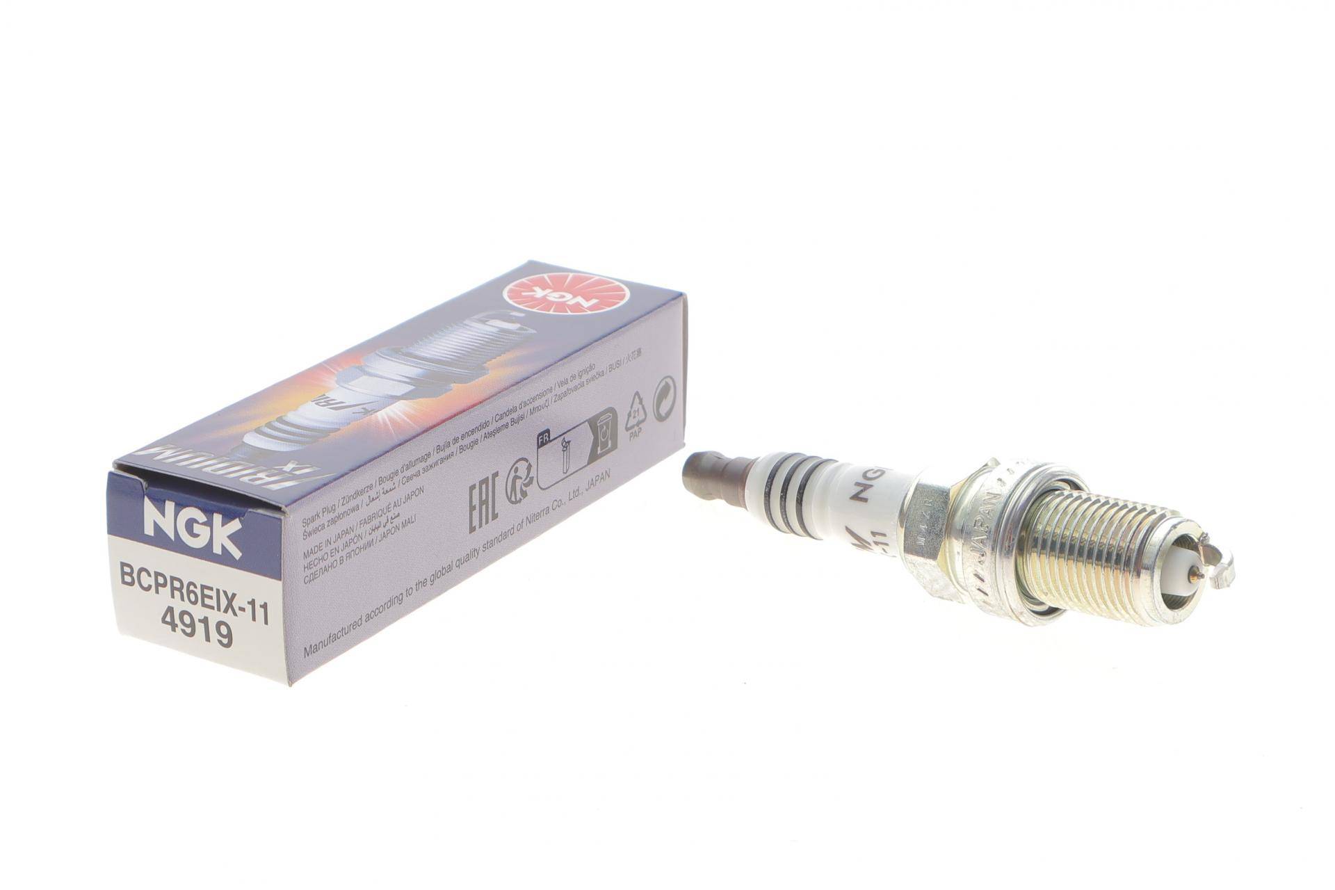 Свічка запалювання Fiat/Ford/Honda/Hyundai/Jeep/Kia/Lada/Land Rover/MB/Skoda/Volvo (BCPR6EIX-11)