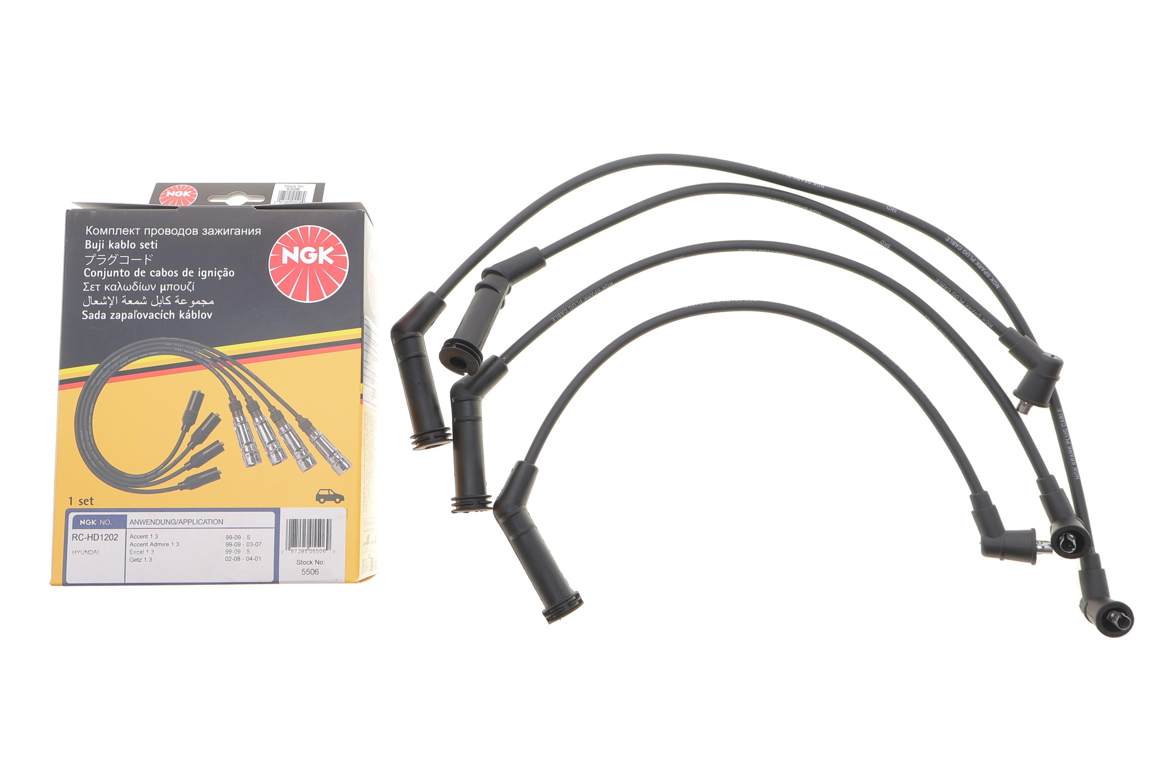 Проводи запалювання (к-кт) Hyundai Accent II 1.3/1.5 00-05 (RC-HD1202)