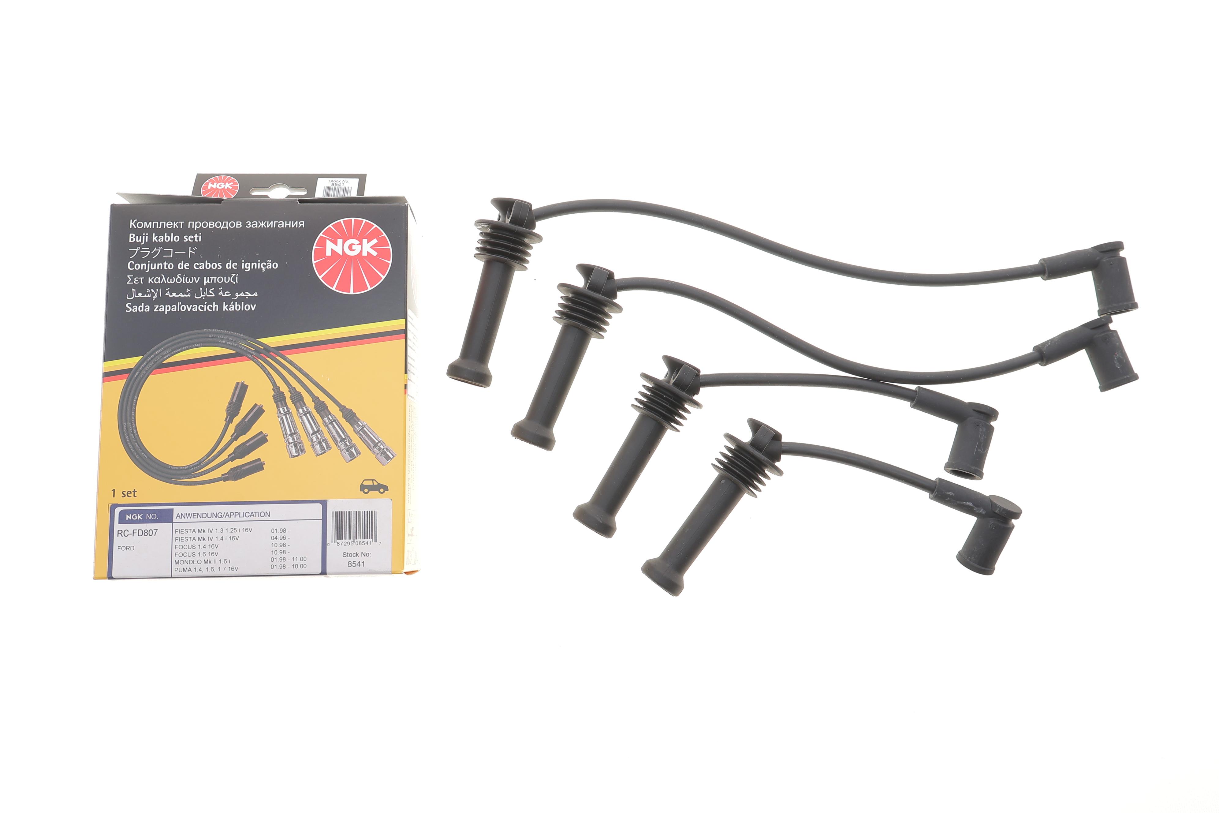 Проводи запалювання (к-кт) Ford Fiesta/Focus/Mondeo 1.6 Ti 03- (високовольтні) (RC-FD807)