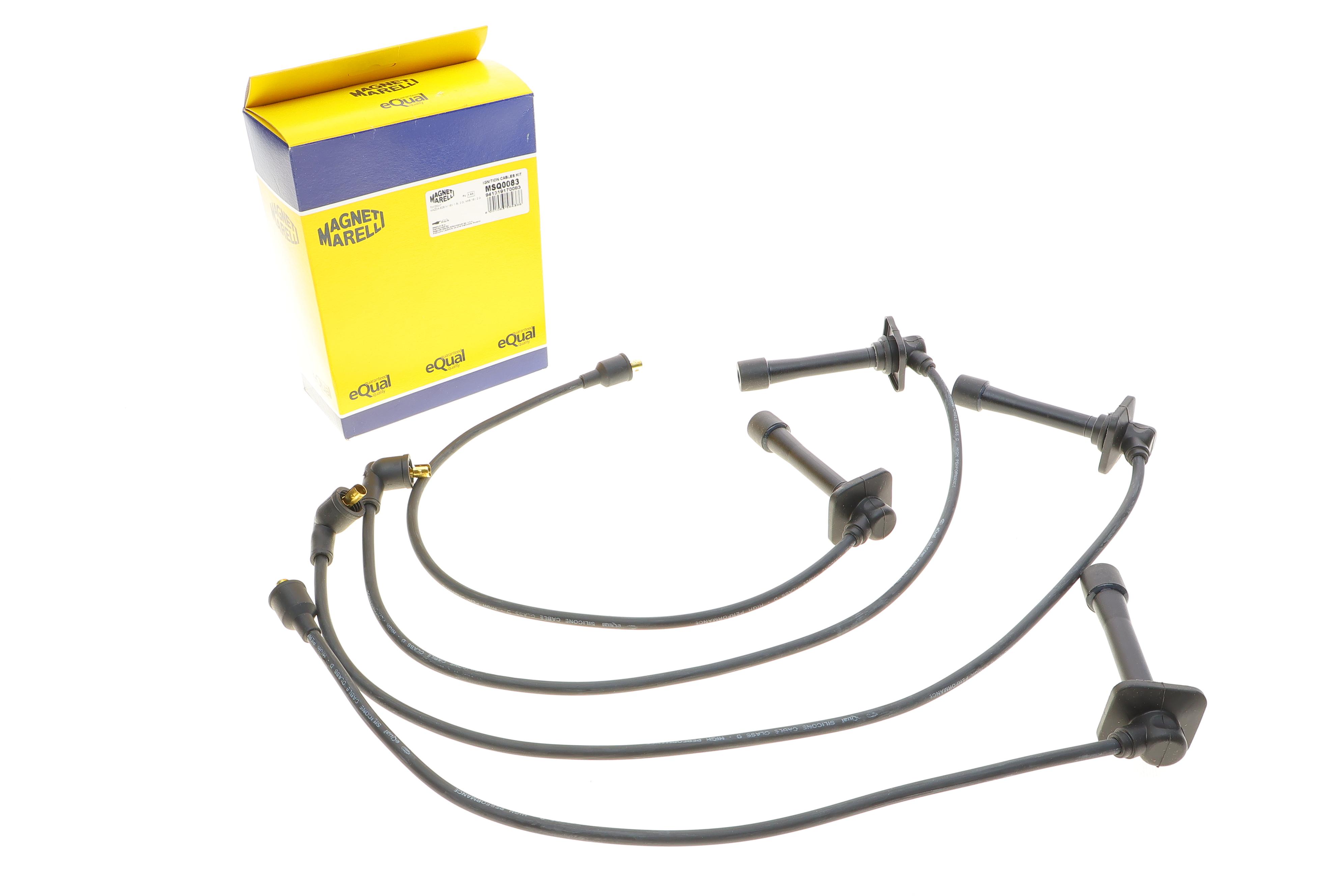 Проводи запалювання Mazda 626 1.8/2.0 16V 91-97 (к-кт) (високовольтні) (MSQ0083)