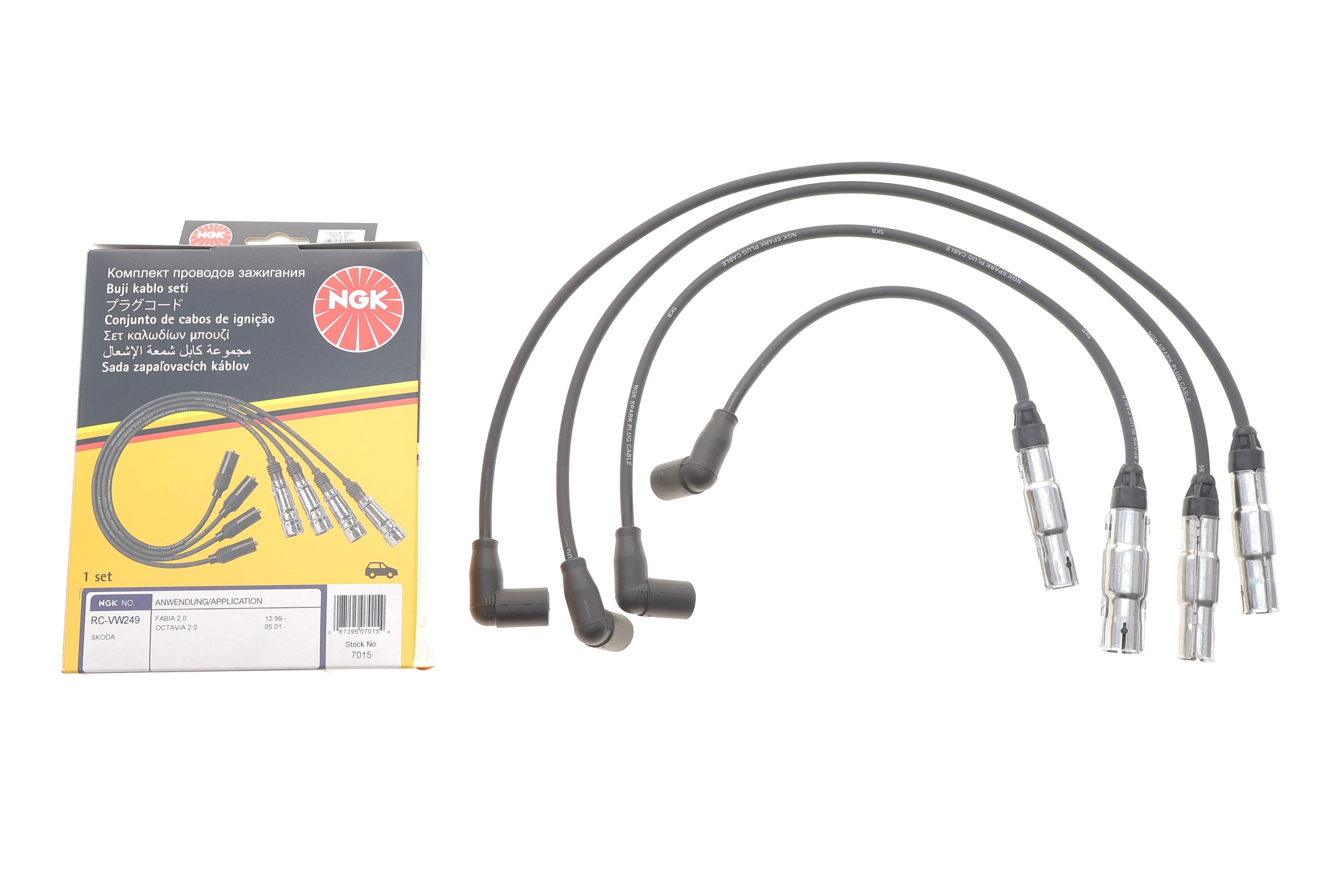 Проводи запалювання (к-кт) VW T5 2.0i 03-15/Skoda Fabia/Octavia 2.0 99-07 (RC-VW249)