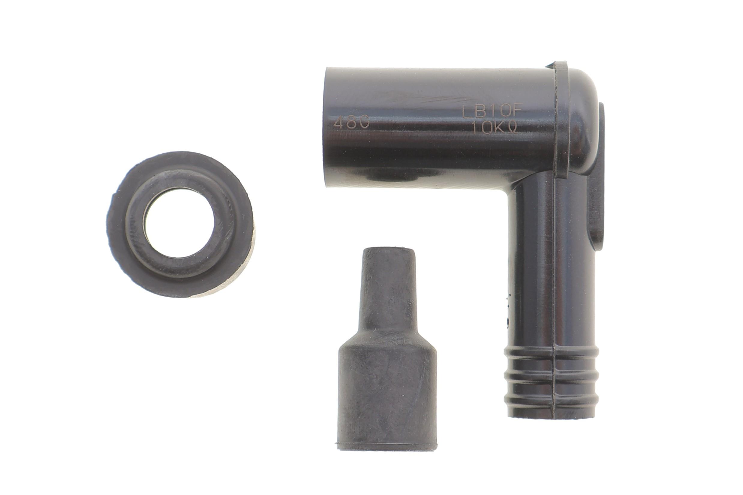 Наконечник свічки запалювання (чорний) (90°/14mm) (LB10F)