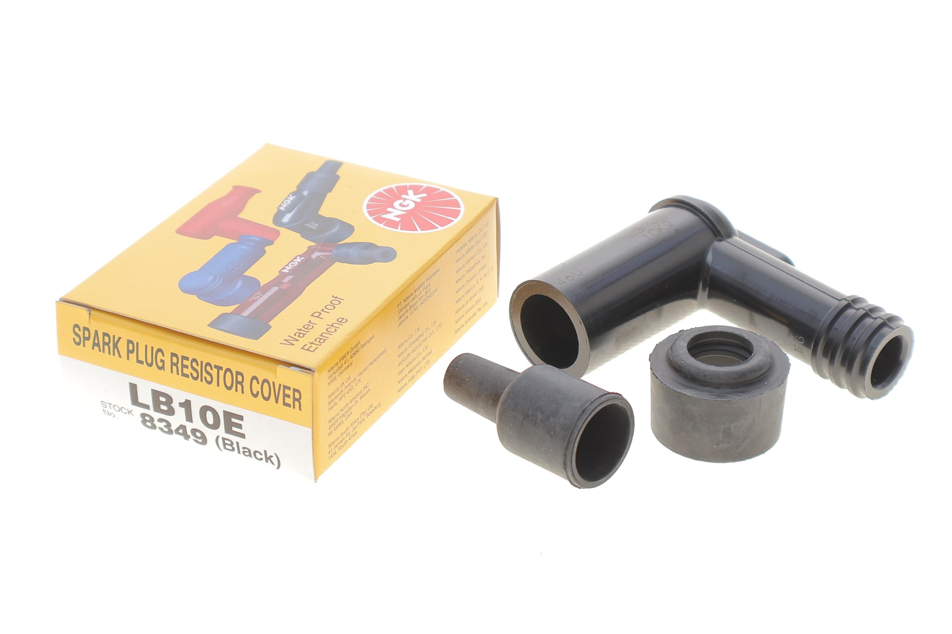 Наконечник свічки запалювання (чорний) (90°/14mm) (LB10E)