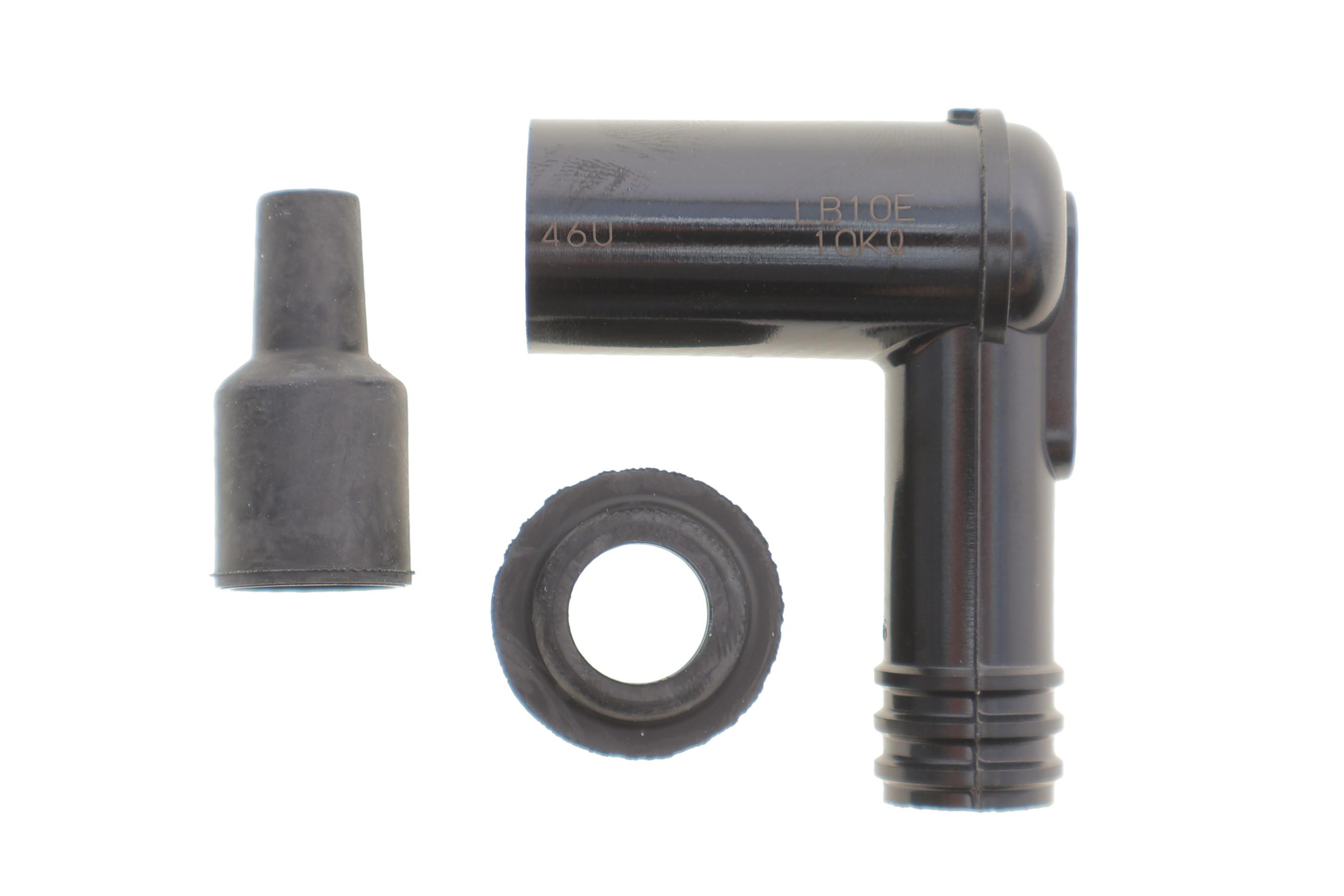 Наконечник свічки запалювання (чорний) (90°/14mm) (LB10E)