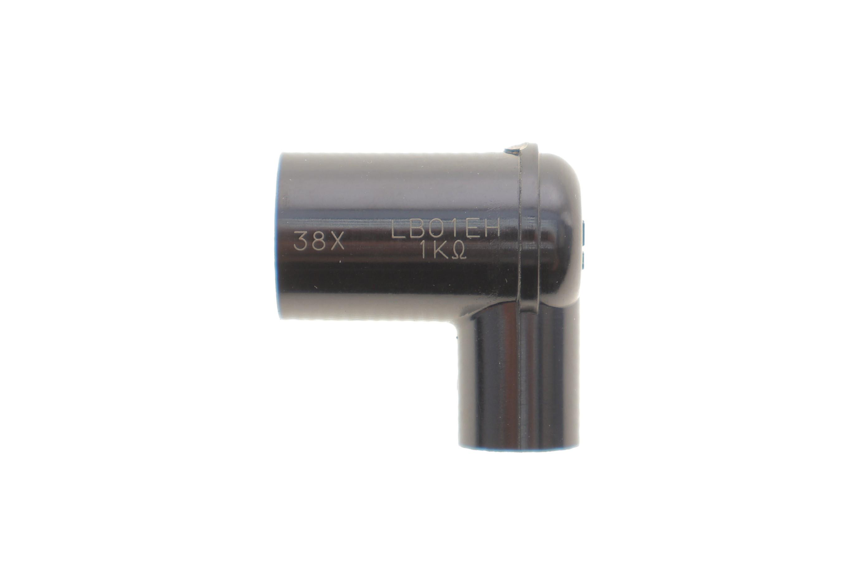 Наконечник свічки запалювання (чорний) (90°/14mm) (LB01EH)