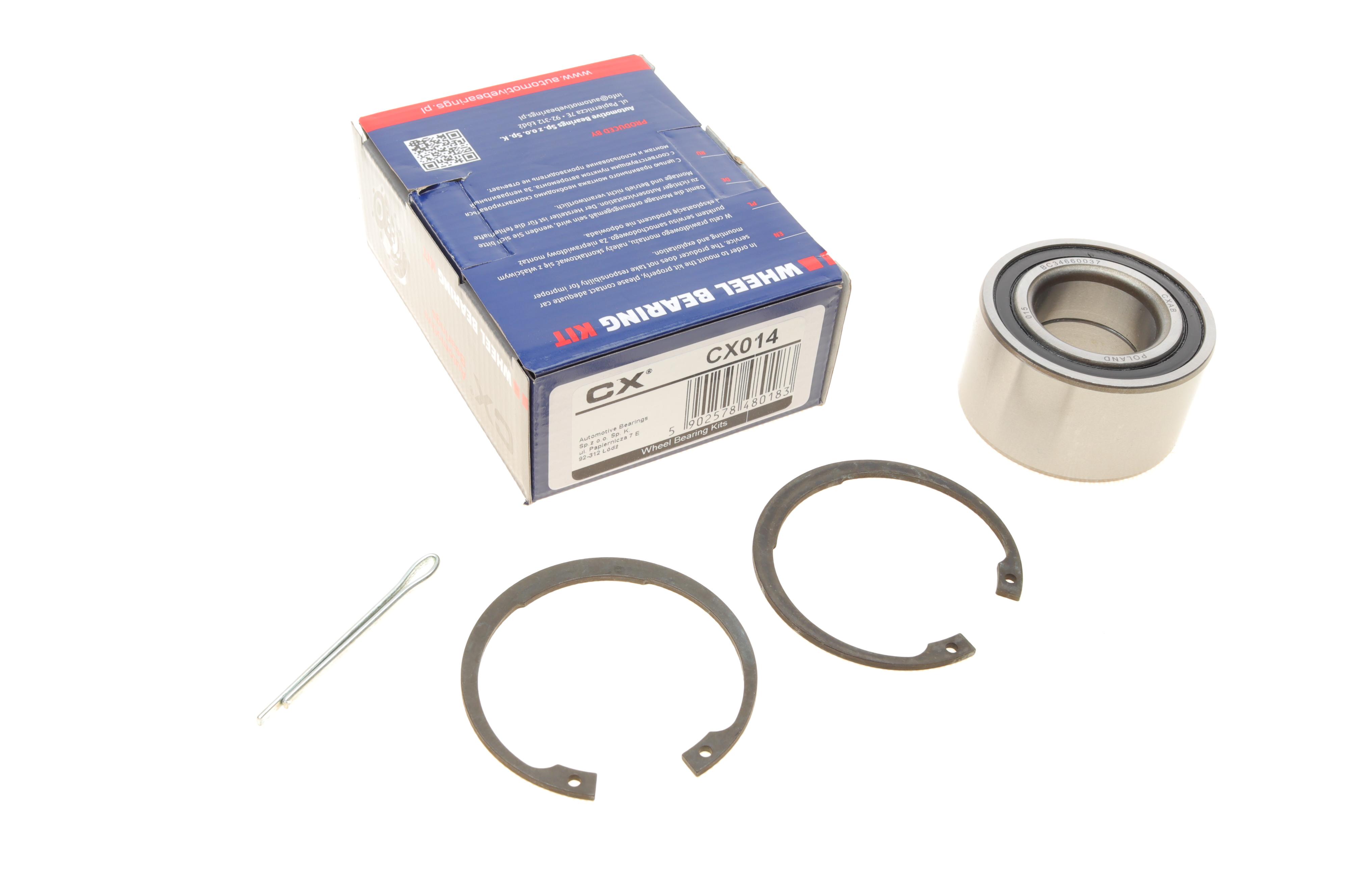 Підшипник маточини (передньої) Opel Astra F/Combo/Kadett/Vectra (34x66x37)