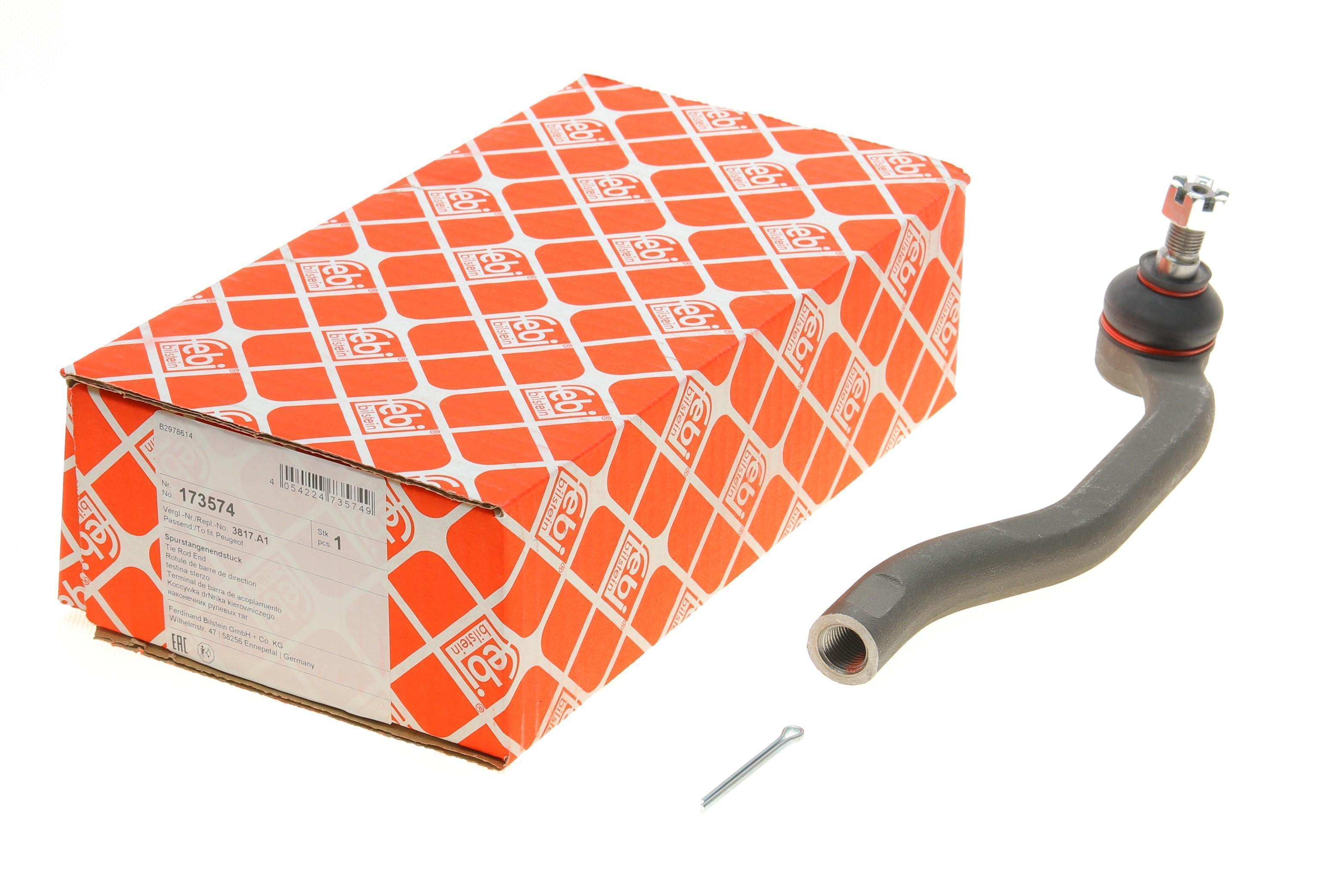 Наконечник рульової тяги (L) Peugeot 508 10-18 (L=197mm)