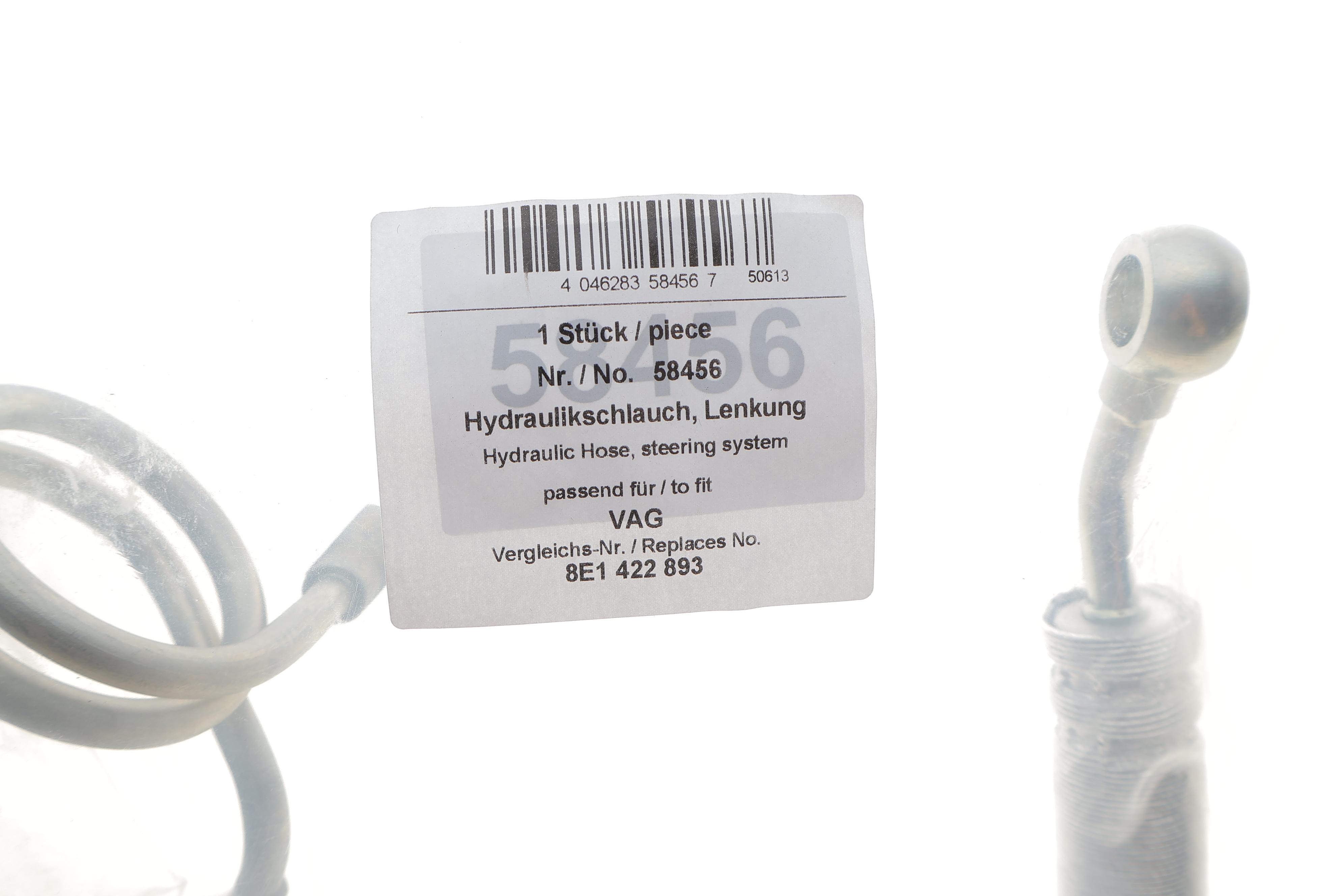 Шланг гідропідсилювача Audi A4 00-04