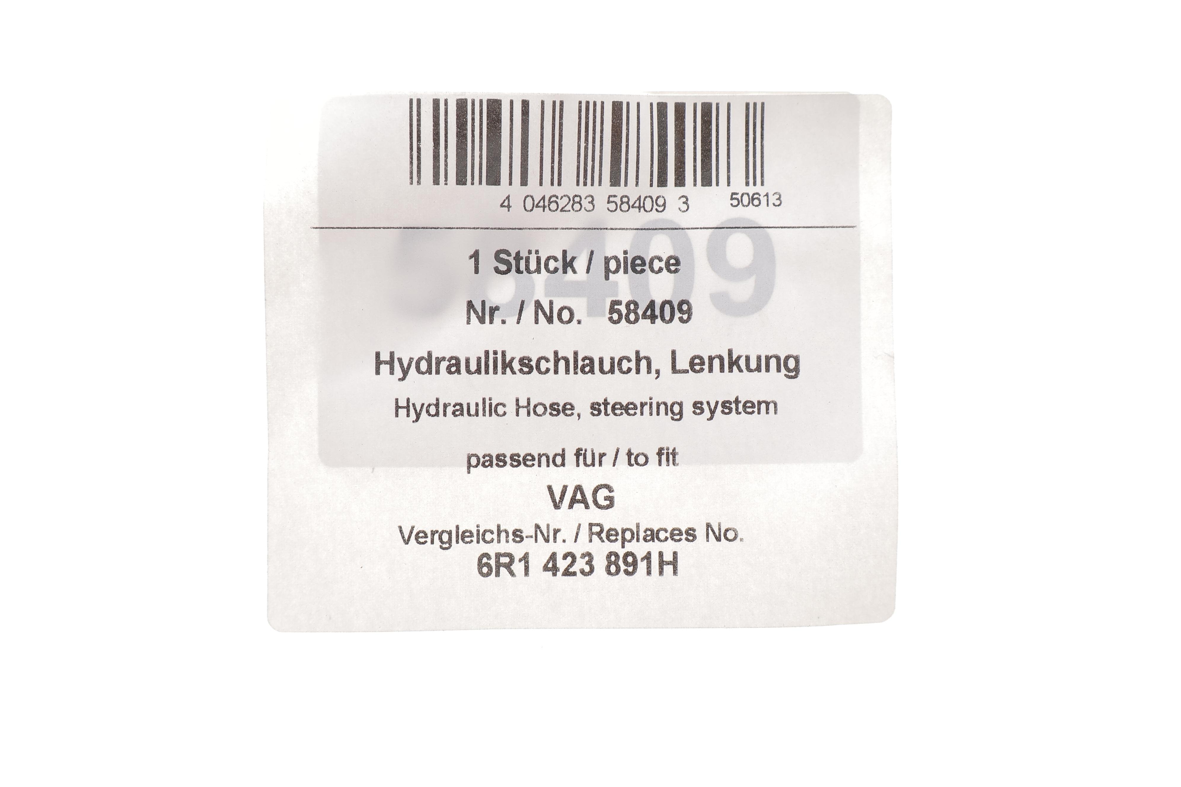 Шланг гідропідсилювача Skoda Fabia/Roomster/VW Polo 01-14