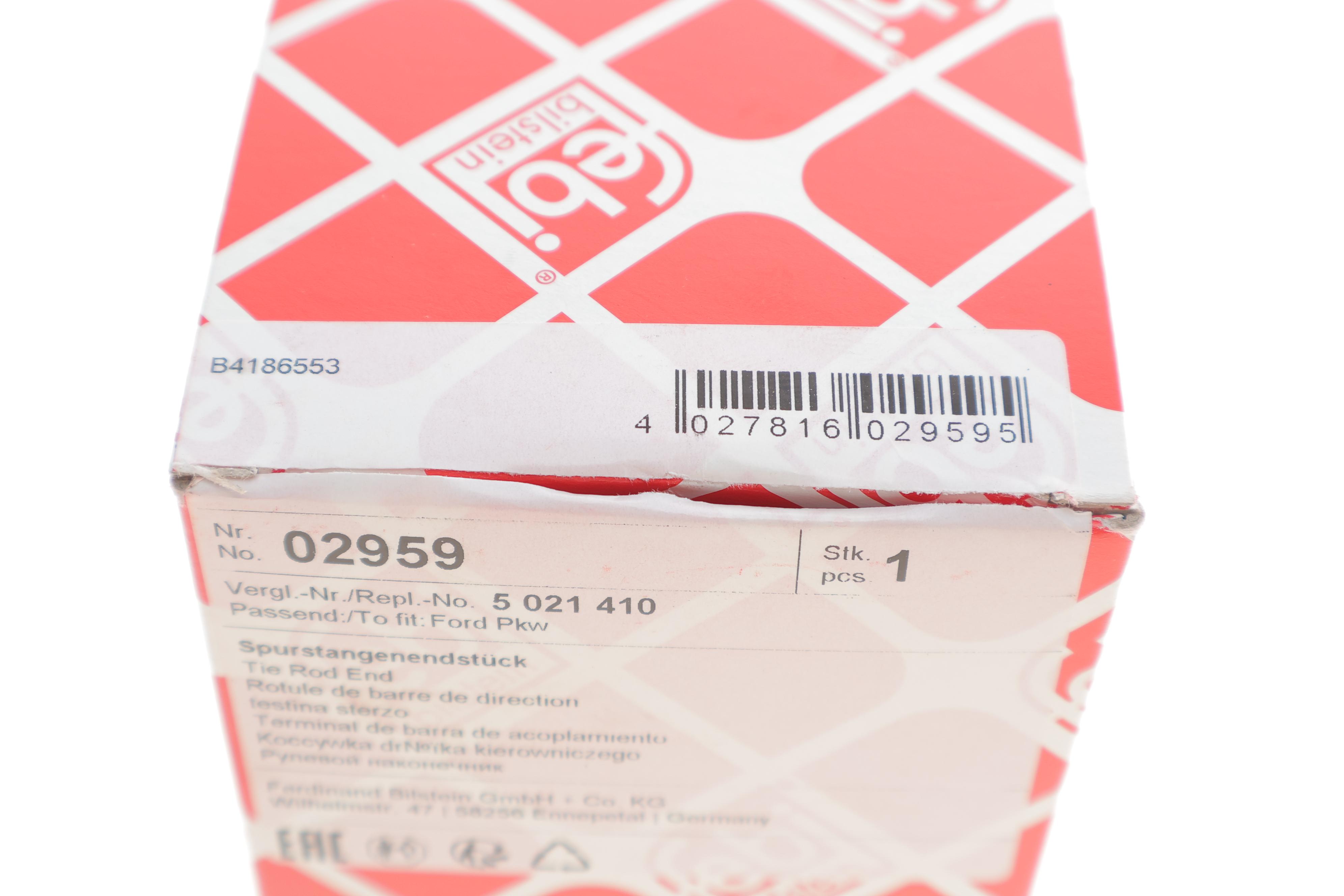 Наконечник тяги рульової Ford Escort 68-90/Fiesta 76-96/Orion 83-90/Capri 74-77