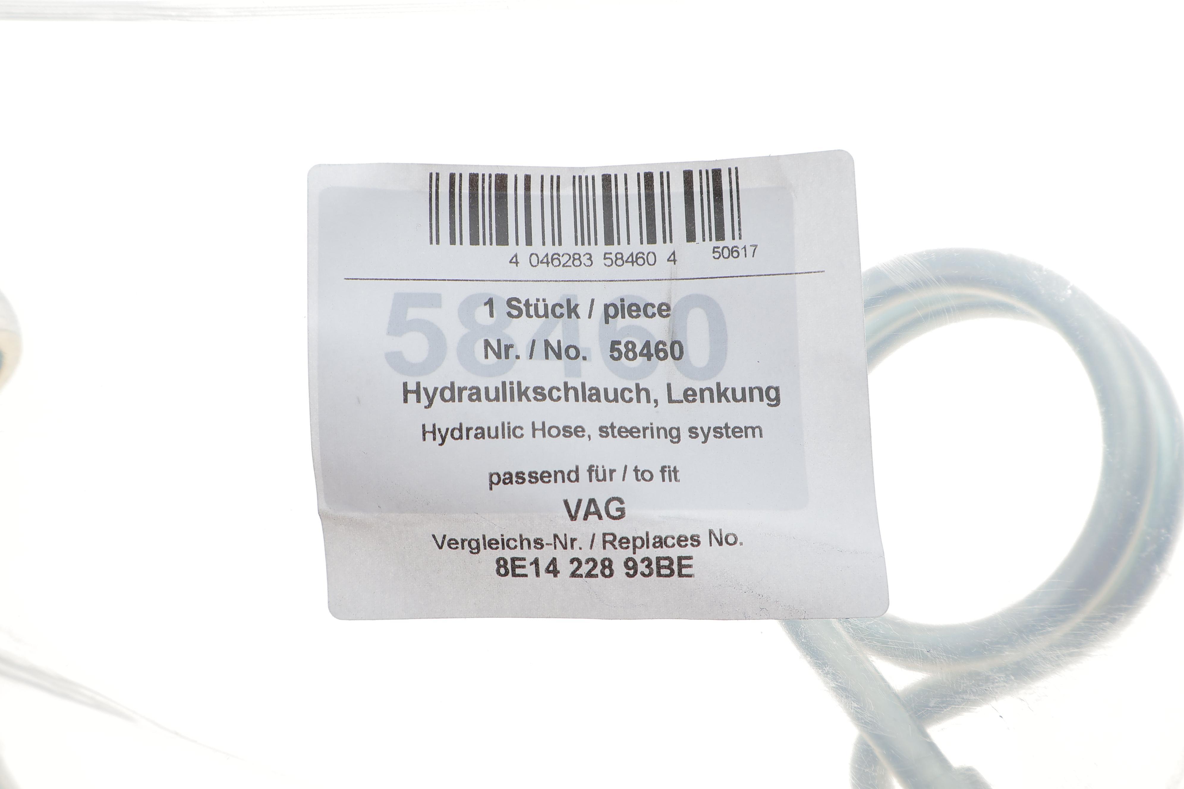 Шланг гідропідсилювача Audi A6 00-04