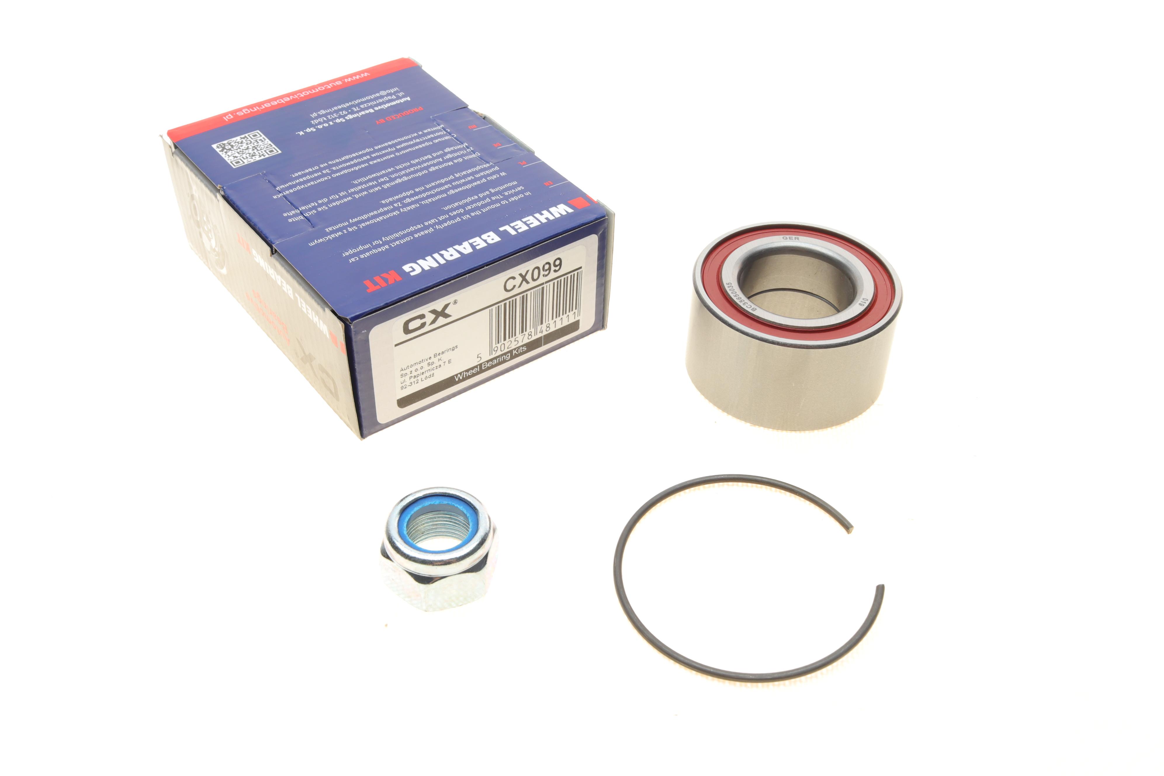 Підшипник маточини (передньої) Renault Clio 98- (35x65x35)